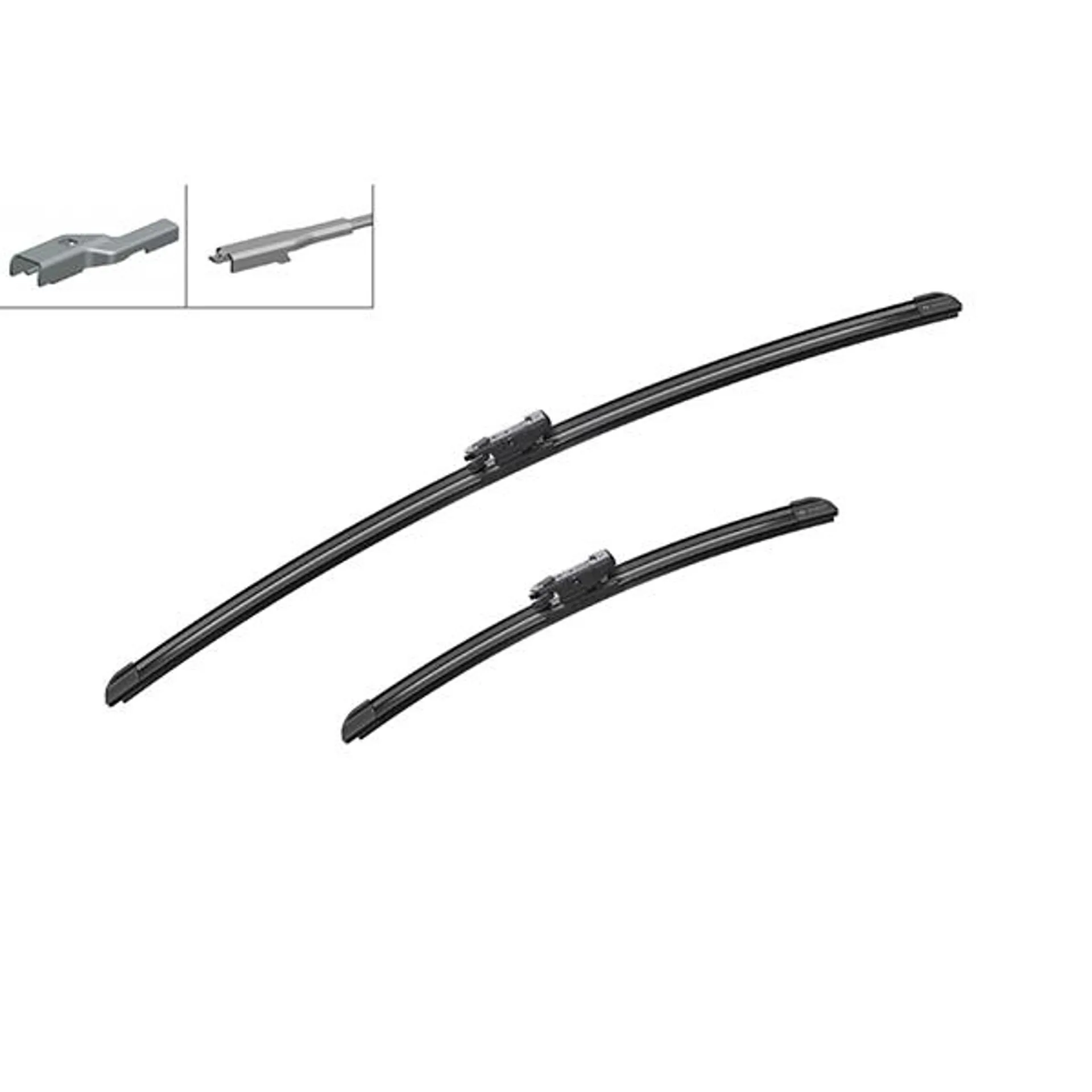 Bosch Aerotwin Multiclip Flat Wiper Blade Set AM246S