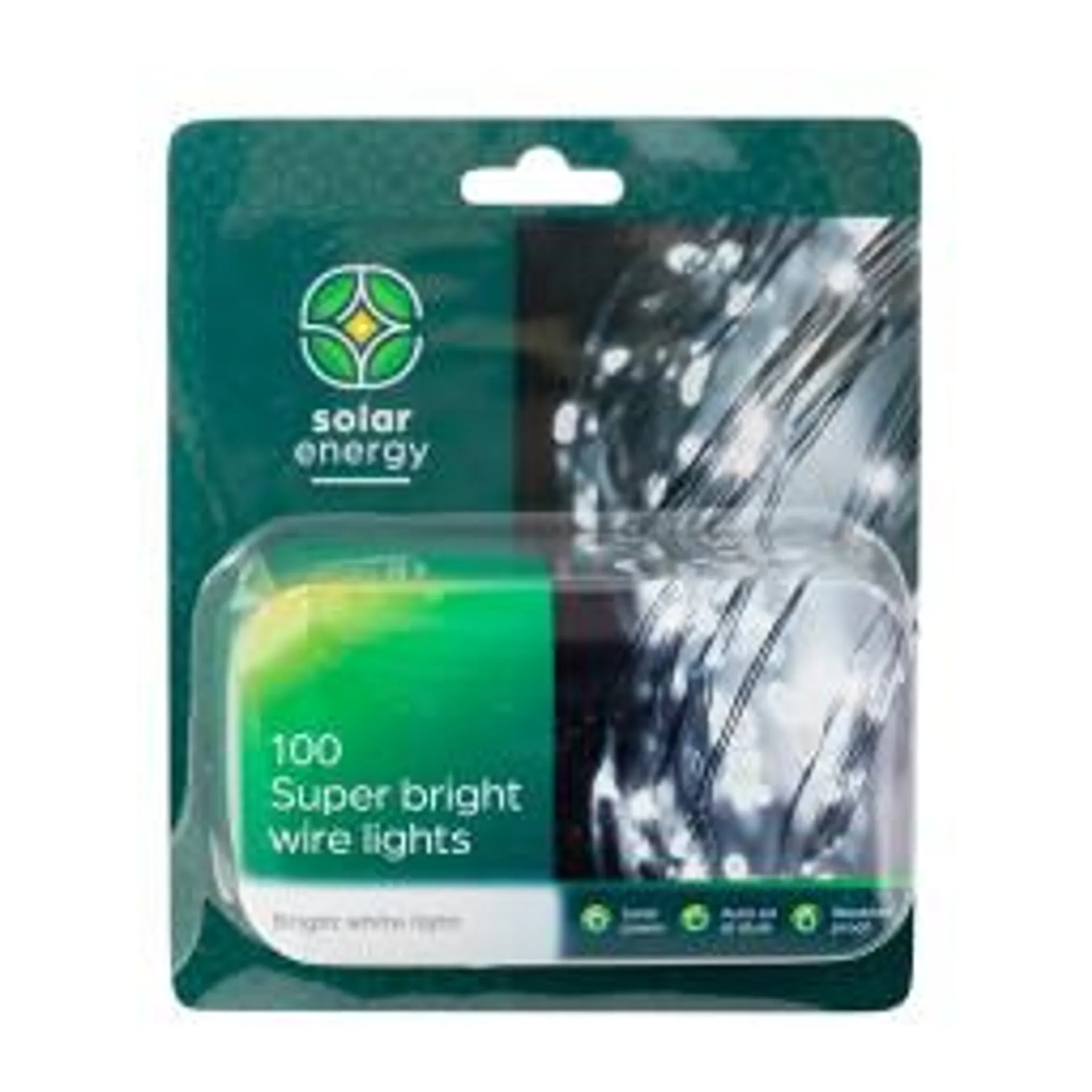 100 SUPER BRIGHT WIRE LIGHTS - WHITE