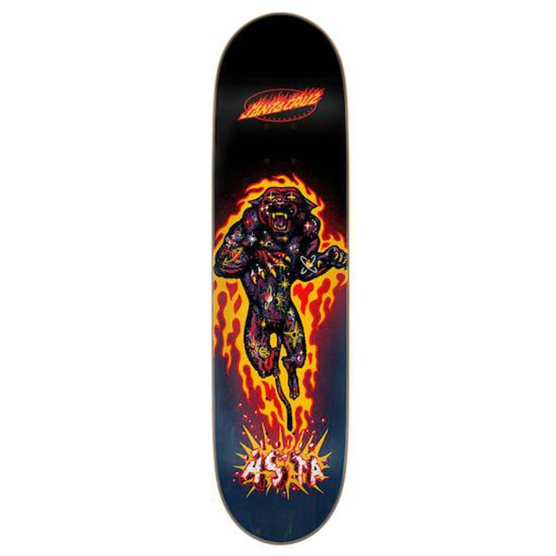 Santa Cruz Asta Cosmic Cat Vx Deck Skateboard Deck