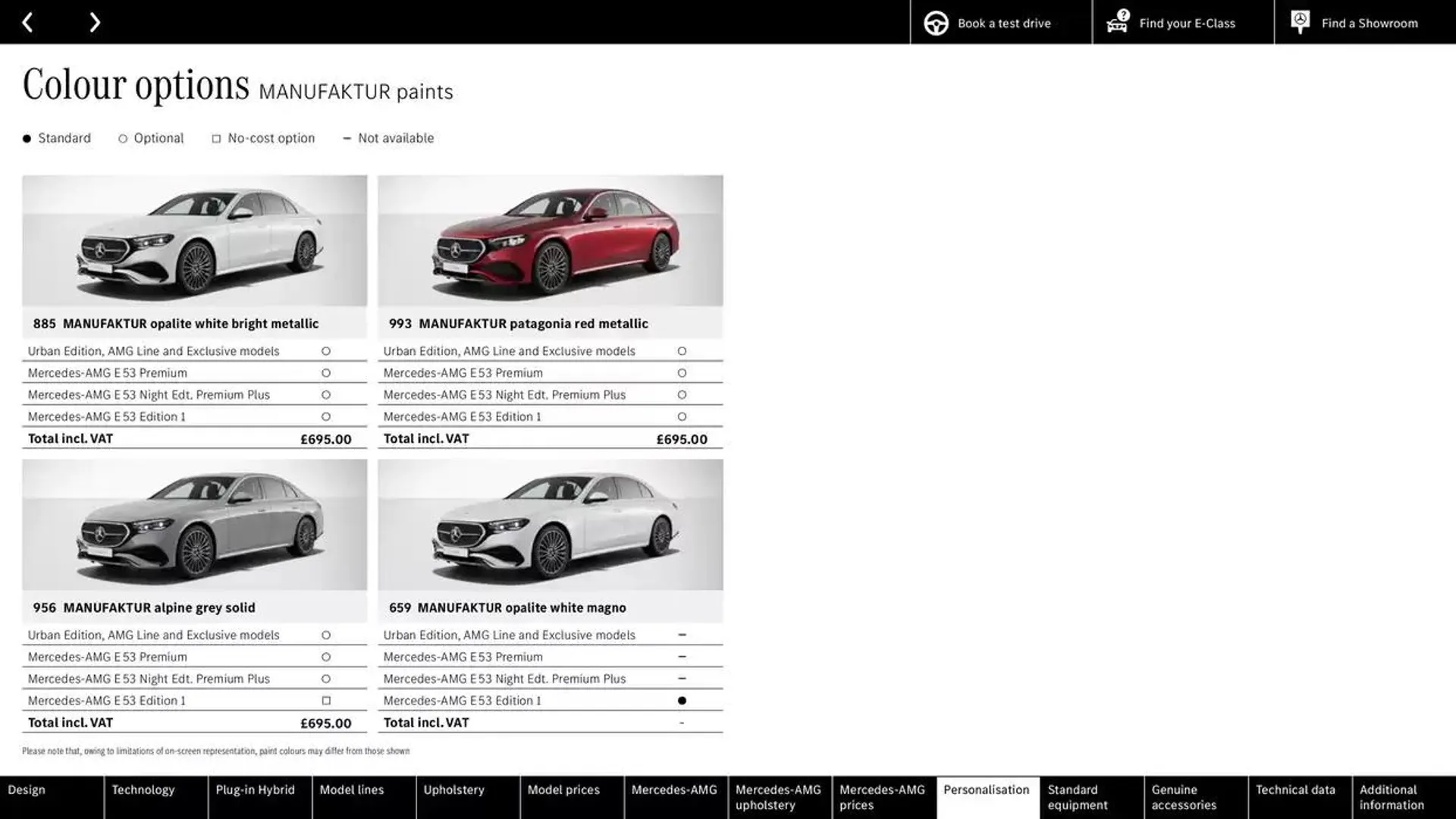 Mercedes Benz New E-Class Saloon from 11 October to 11 October 2025 - Catalogue Page 57