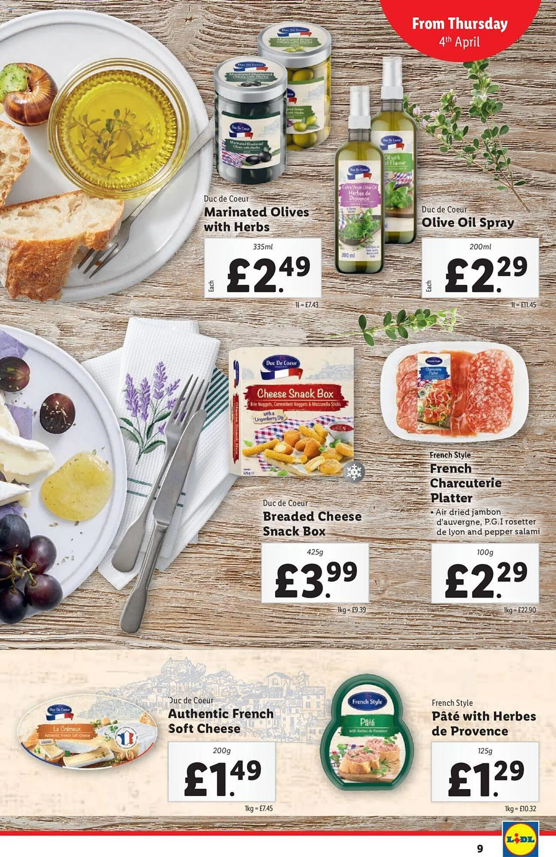 Lidl leaflet from 4 April to 10 April 2024 - Catalogue Page 9