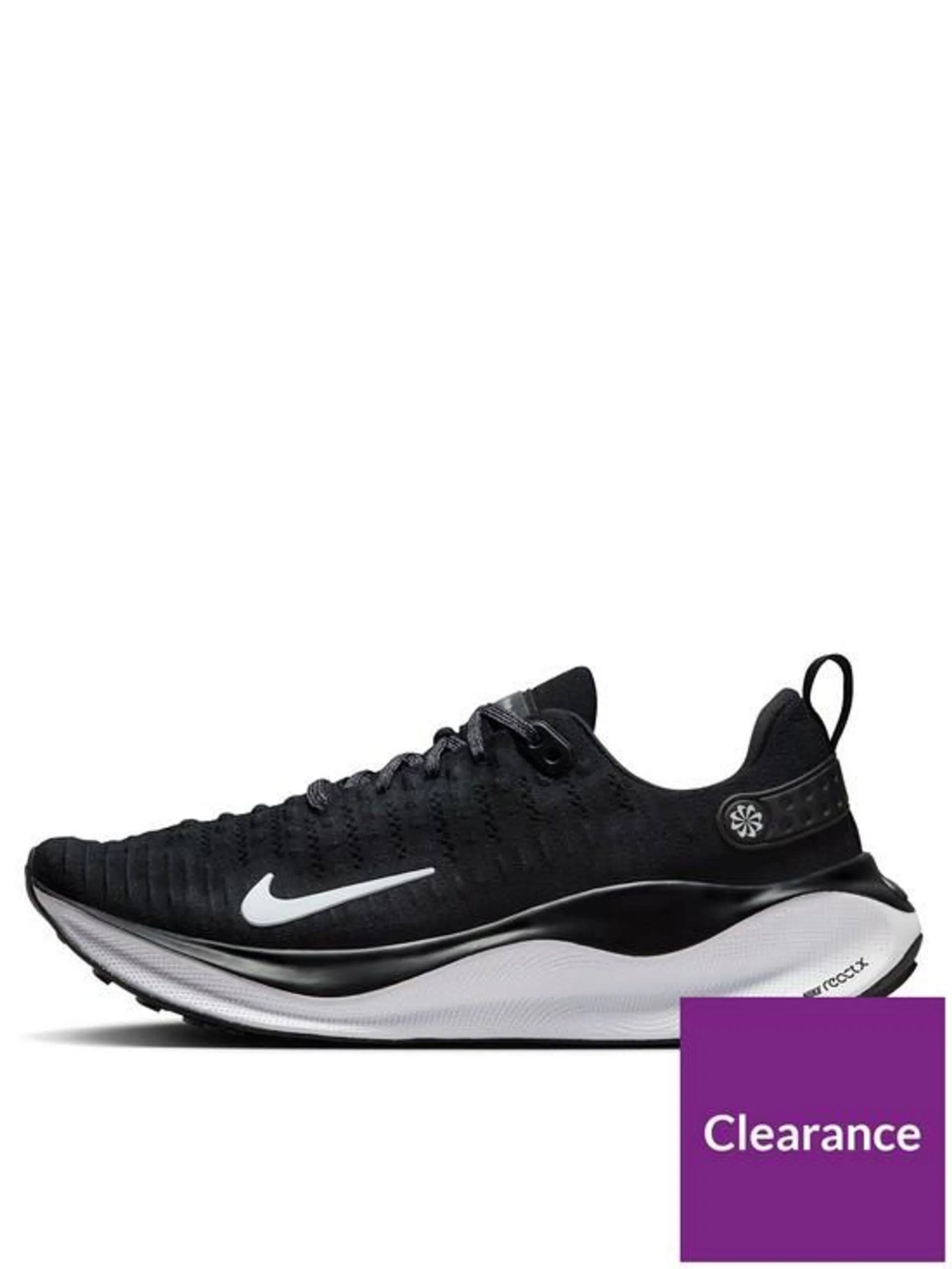 Men's InfinityRN 4 Running Trainers - Black/White