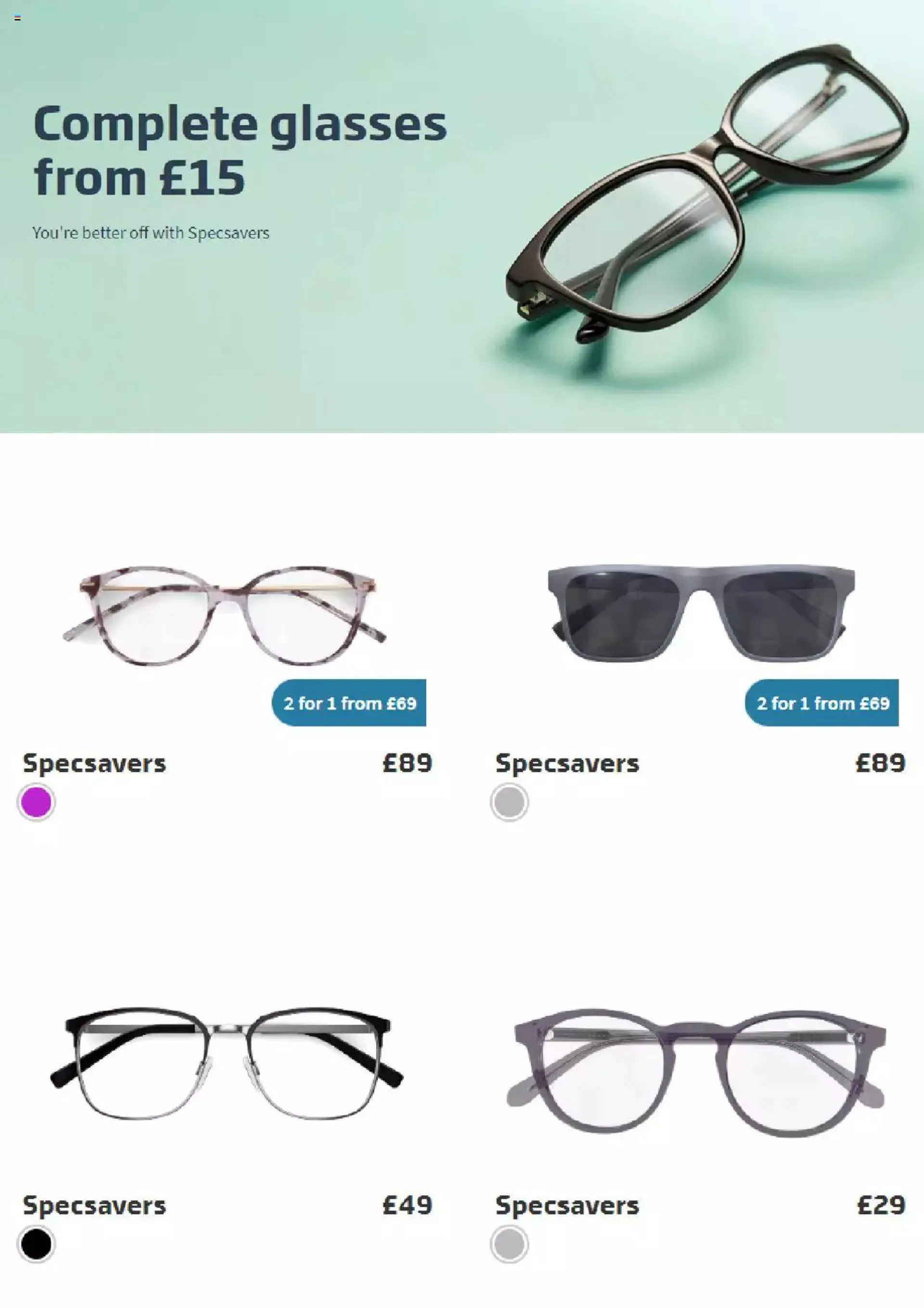 Specsavers offers - 4