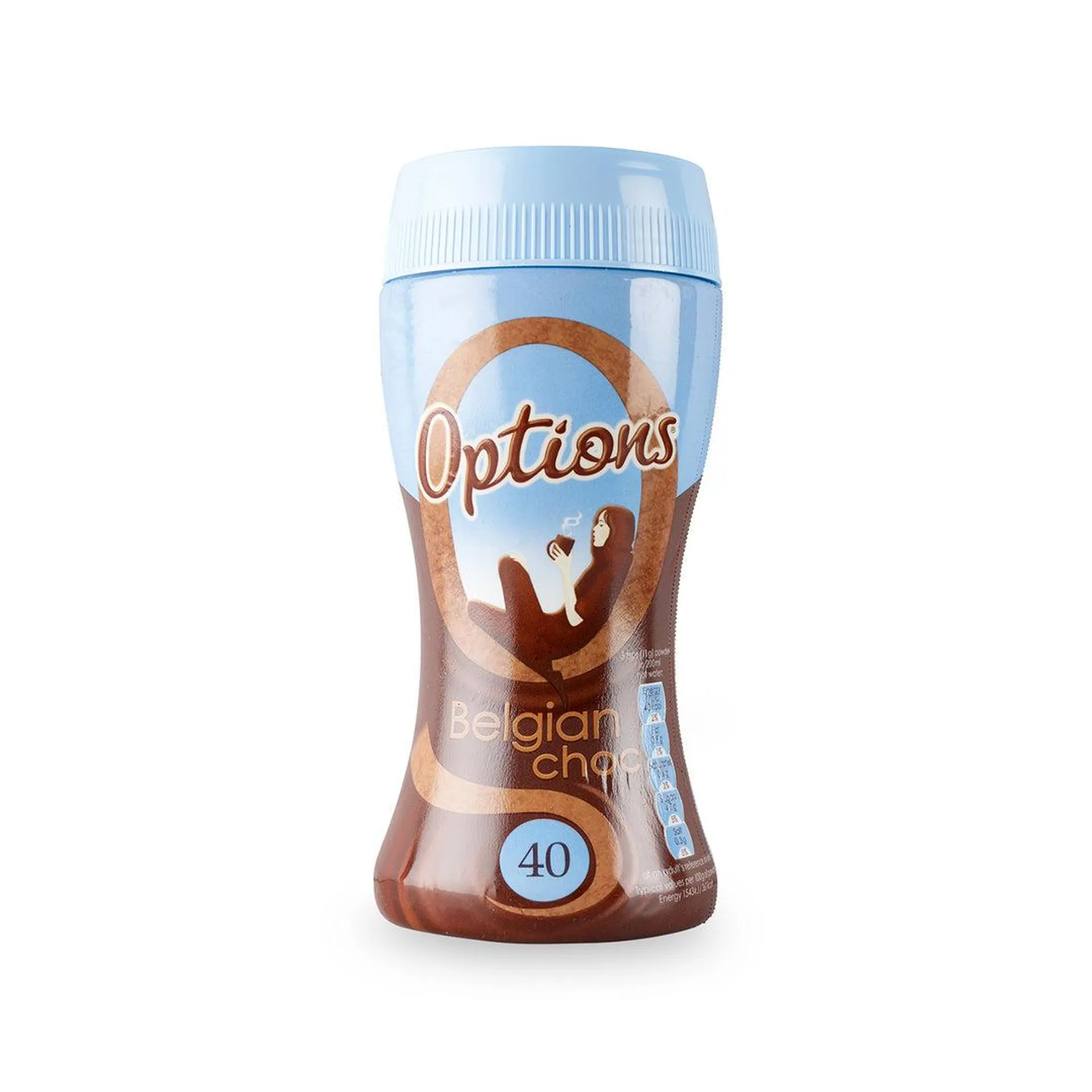 Options Belgian Choc 220g Jar