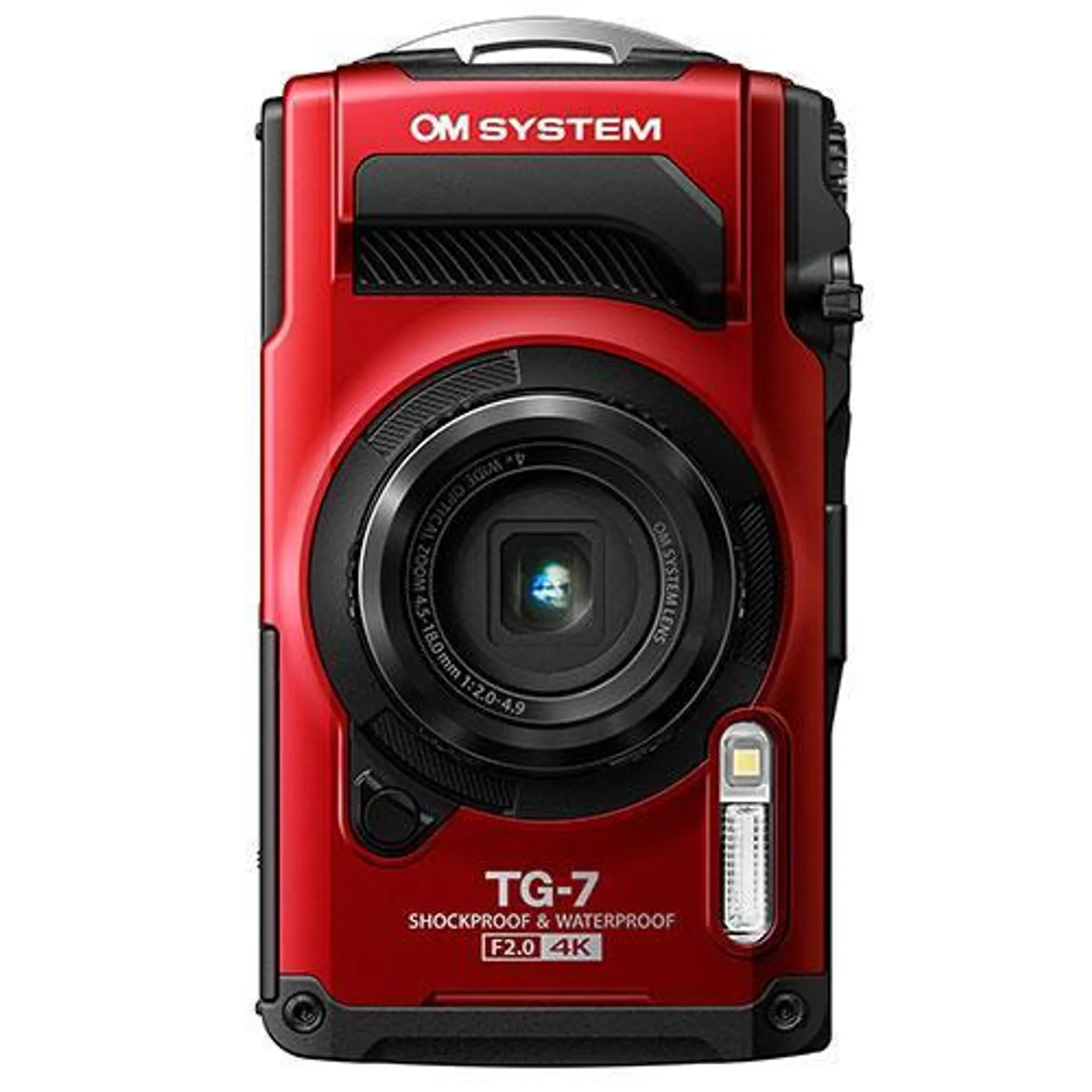 OM System Tough TG-7 Digital Camera in Red