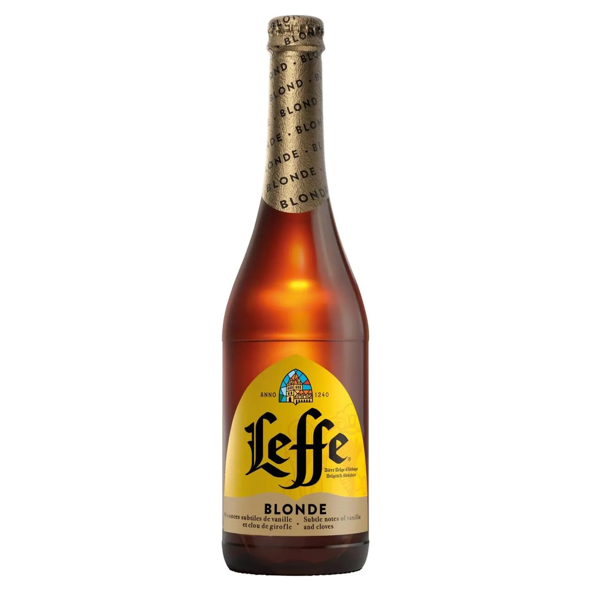 Leffe Blonde Beer Bottle