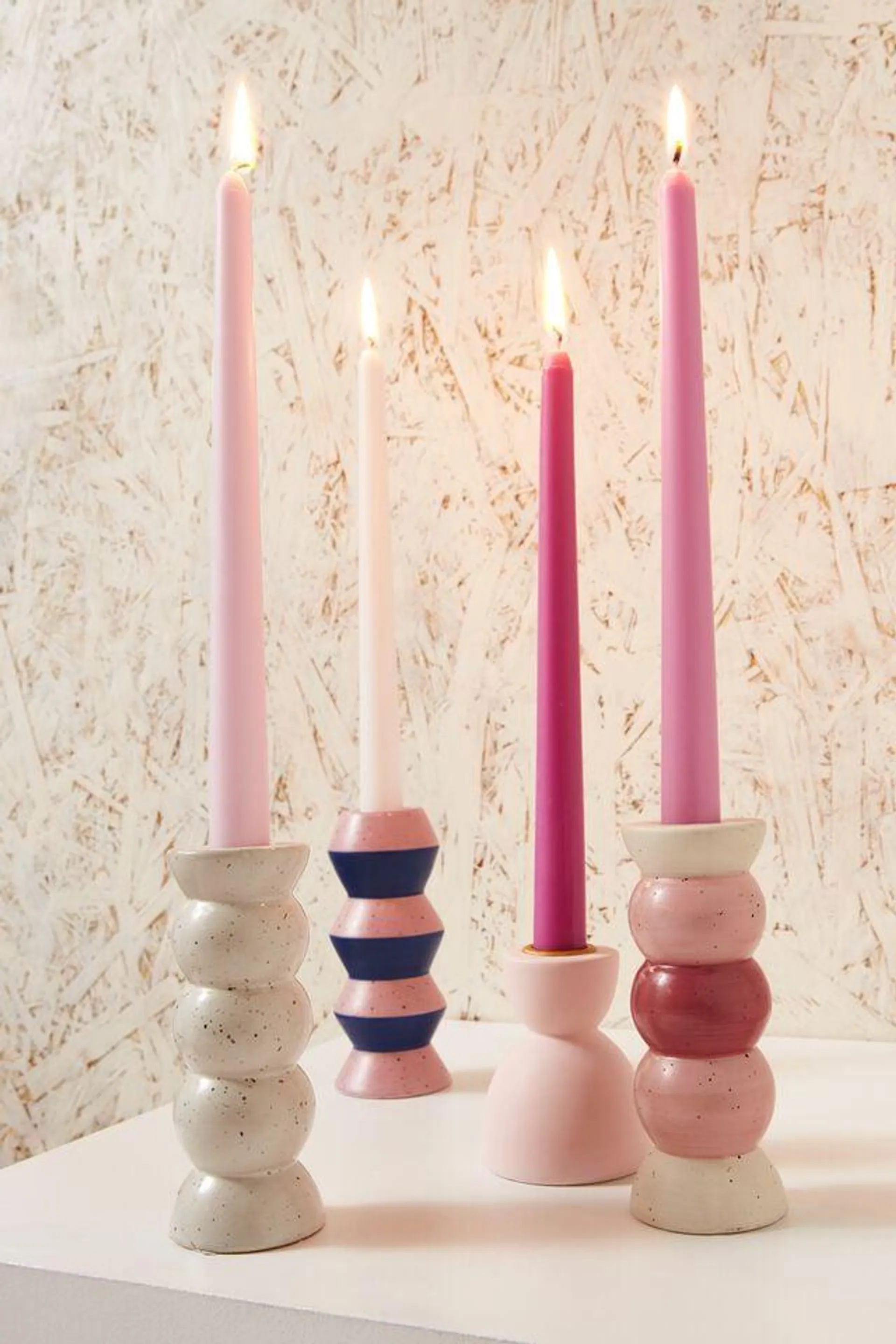 4 Pk Tapered Candles