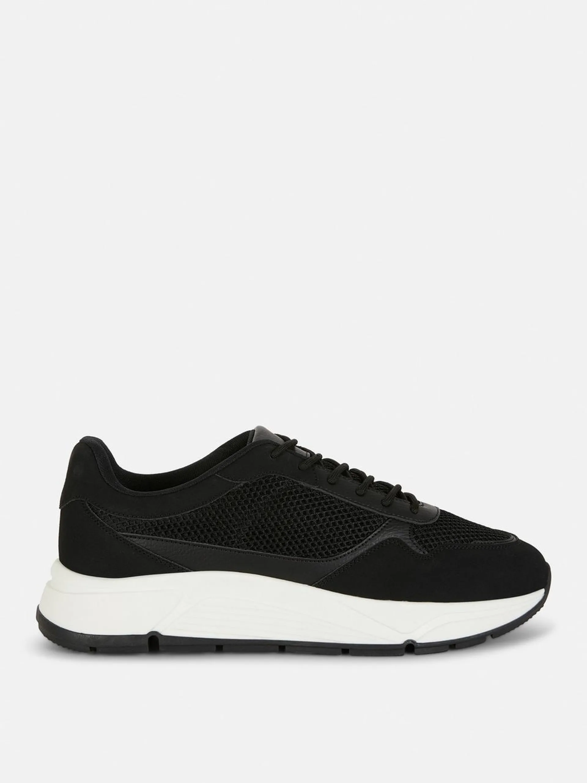 Mesh Lace-Up Trainers