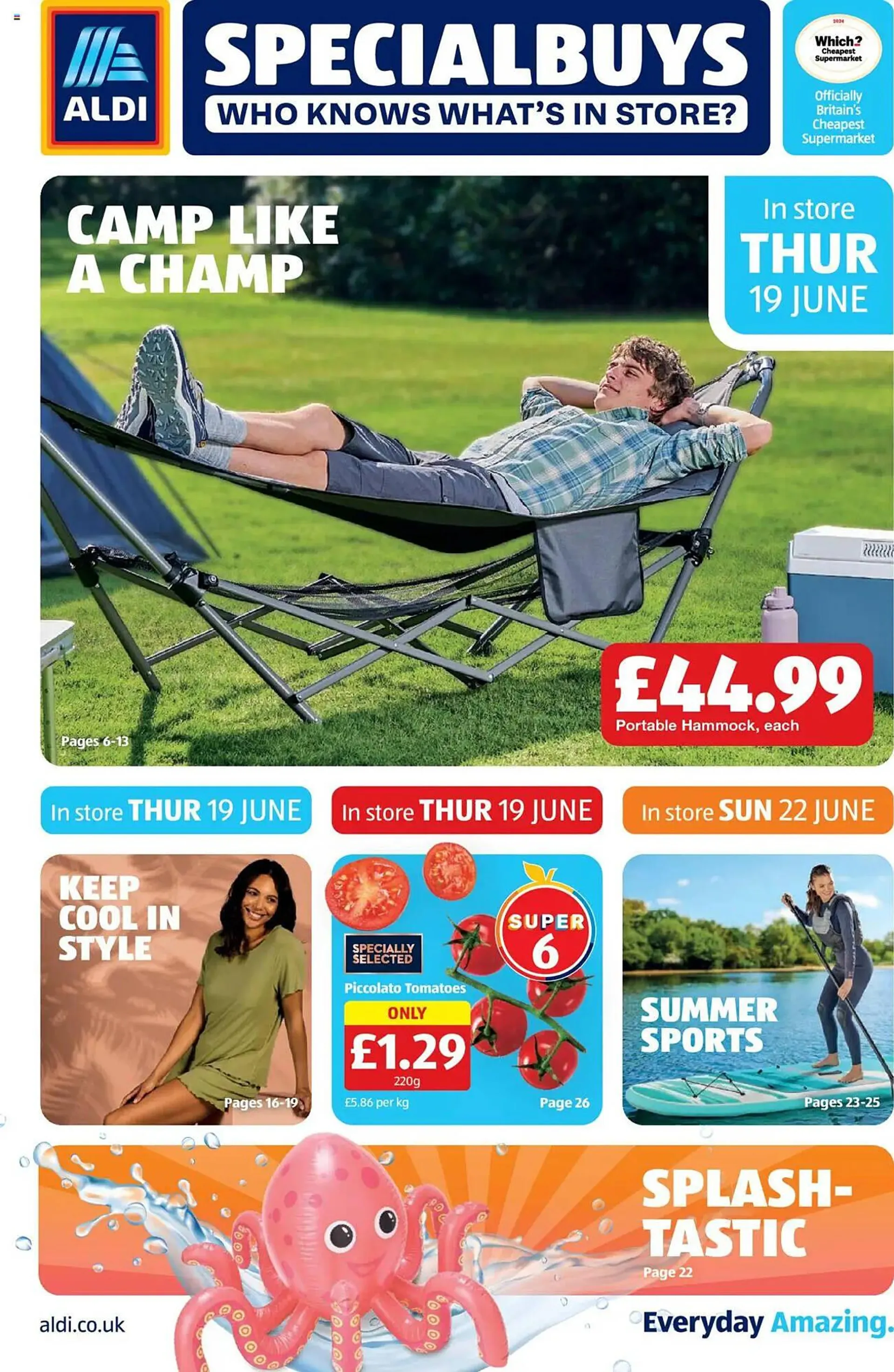 Aldi leaflet - 1
