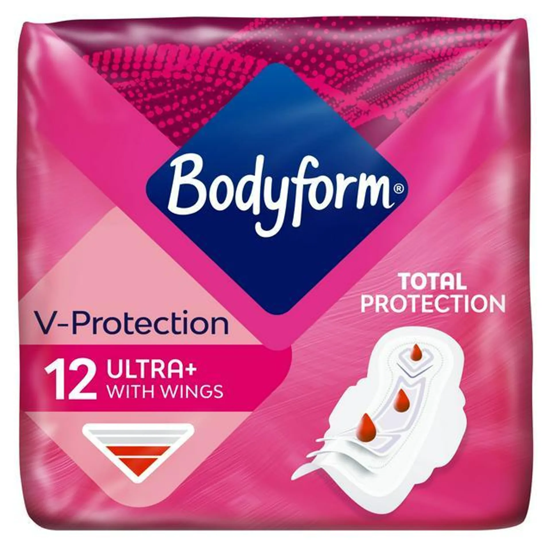 Bodyform Cour V Ultra Normal Sanitary Towels Wings x12