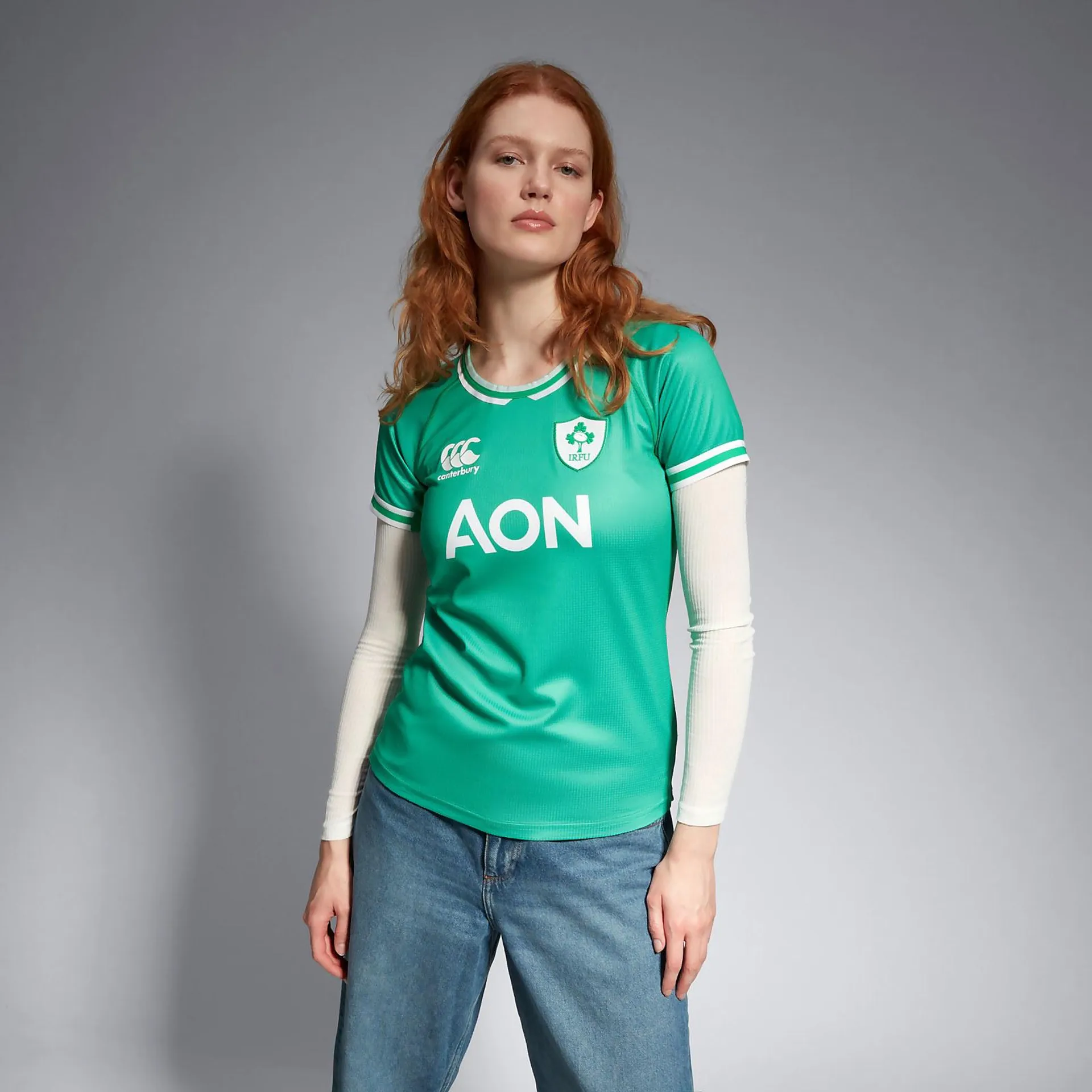 WOMENS WOMENS IRELAND HOME PRO JERSEY GREEN