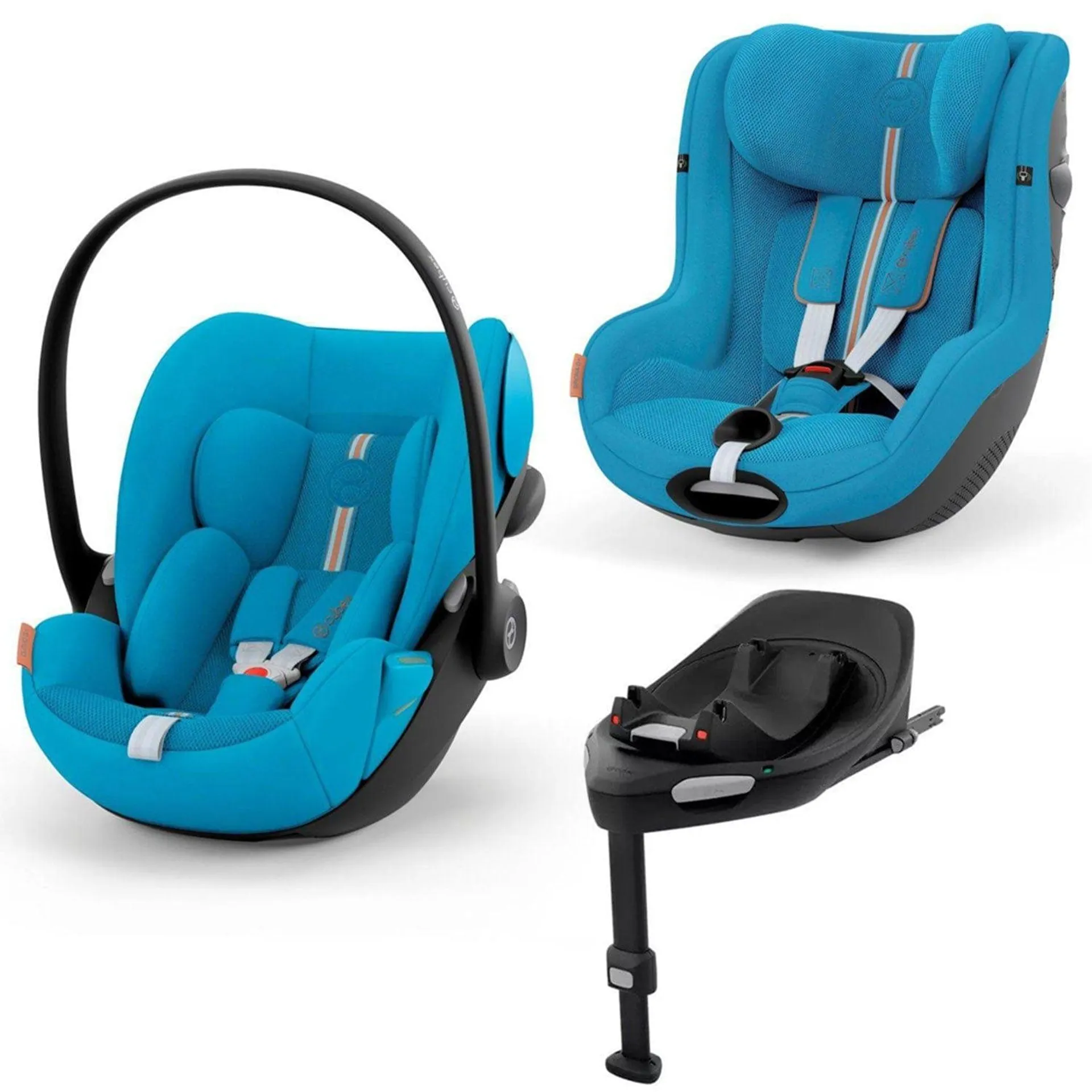 Cybex G PLUS Car Seat Bundle in Beach Blue