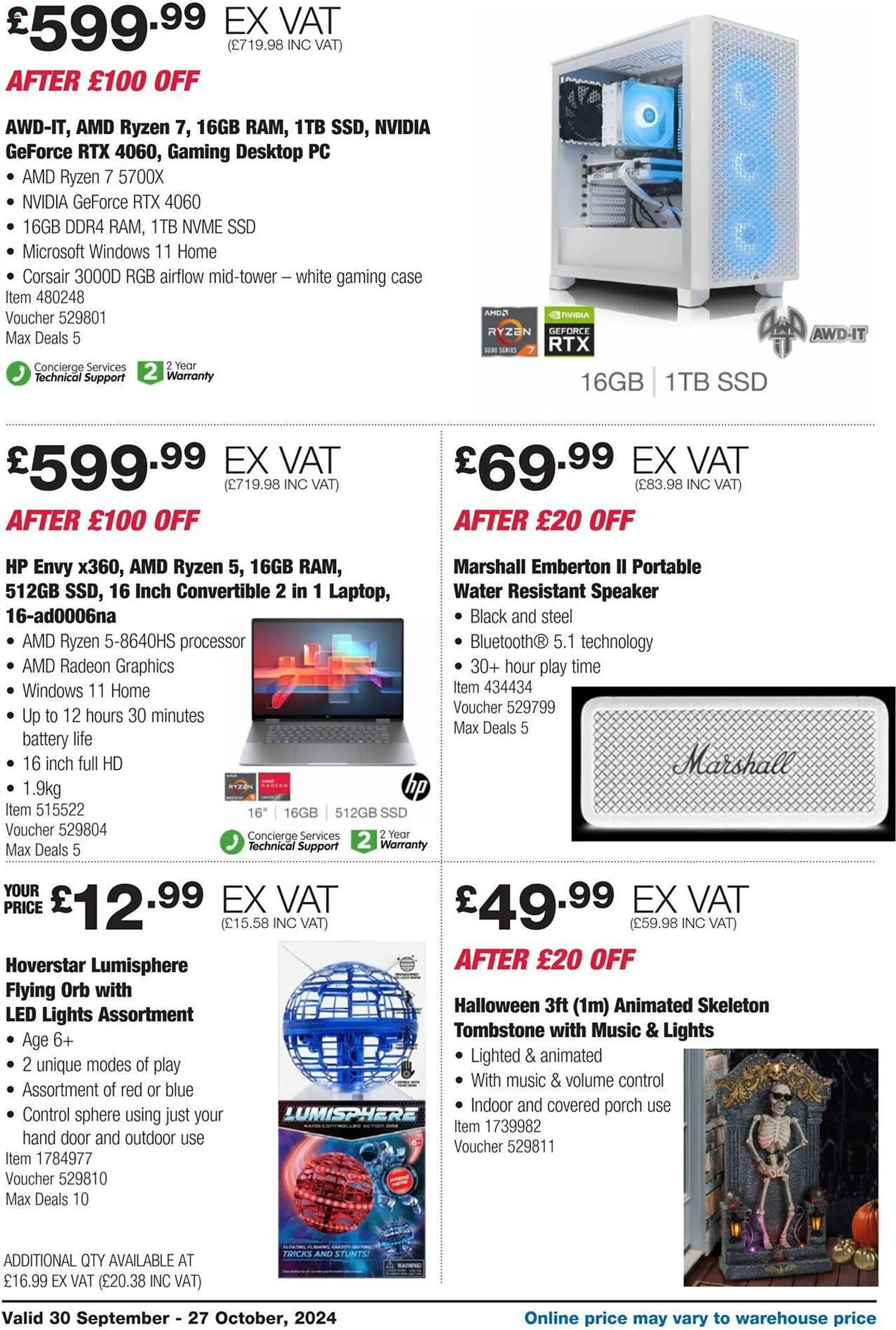 Costco leaflet from 30 September to 27 October 2024 - Catalogue Page 2