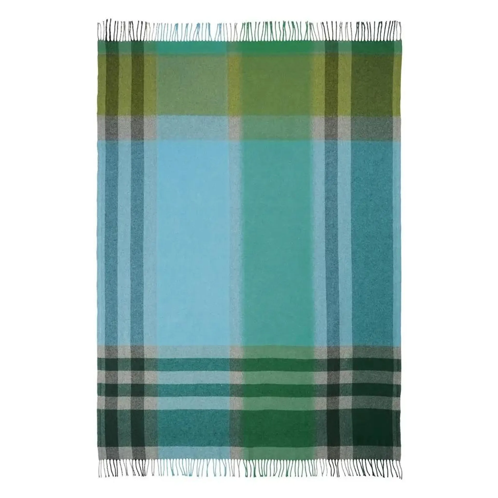 Bampton Emerald Woven Throw