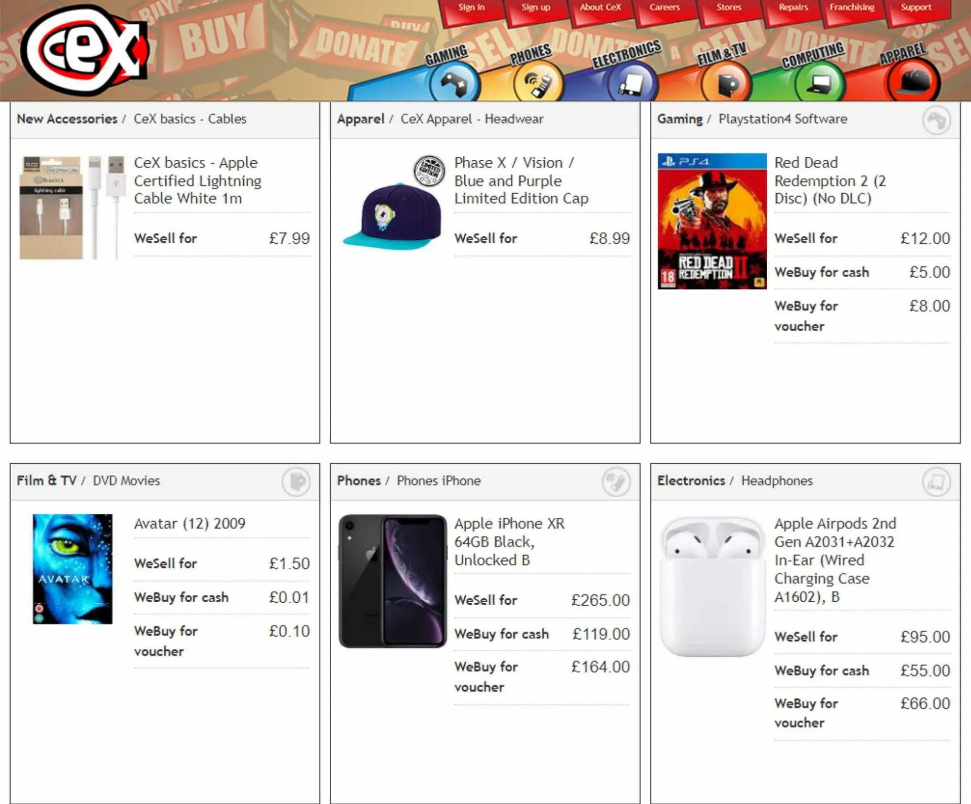 CeX Weekly Offers - 3