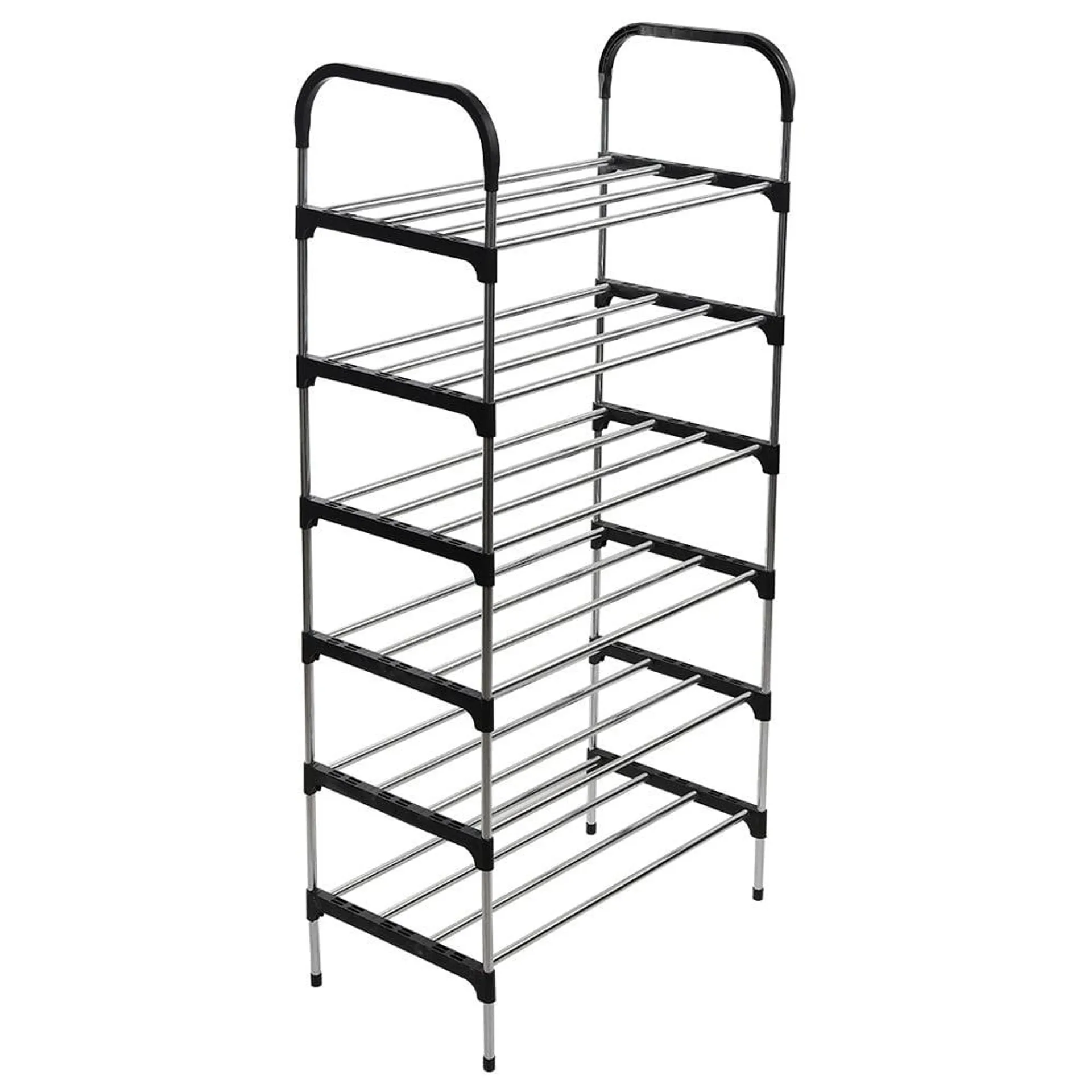 Living and Home 6 Tier Stackable Shoe Rack Organiser