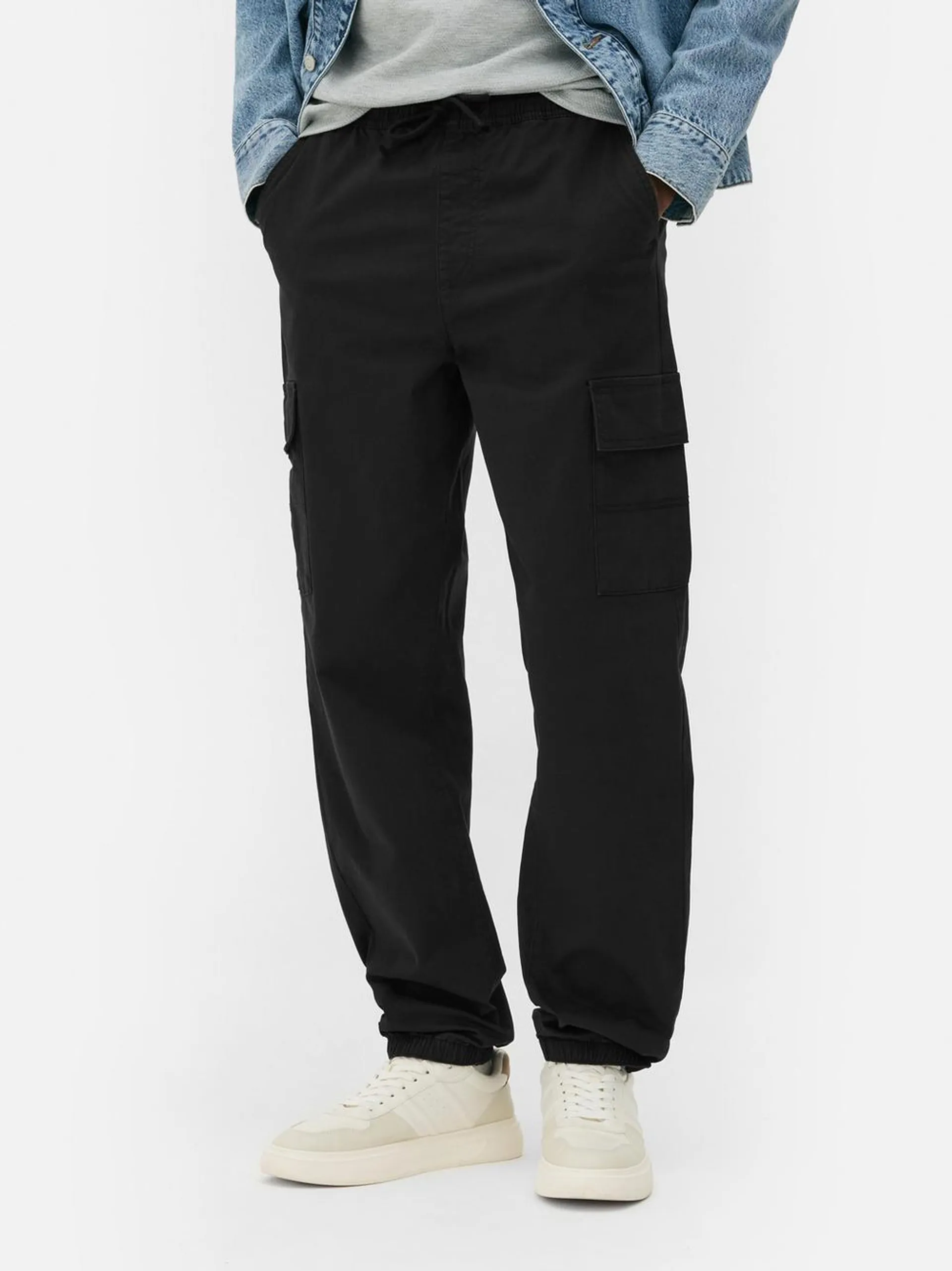 Cuffed Cargo Trousers