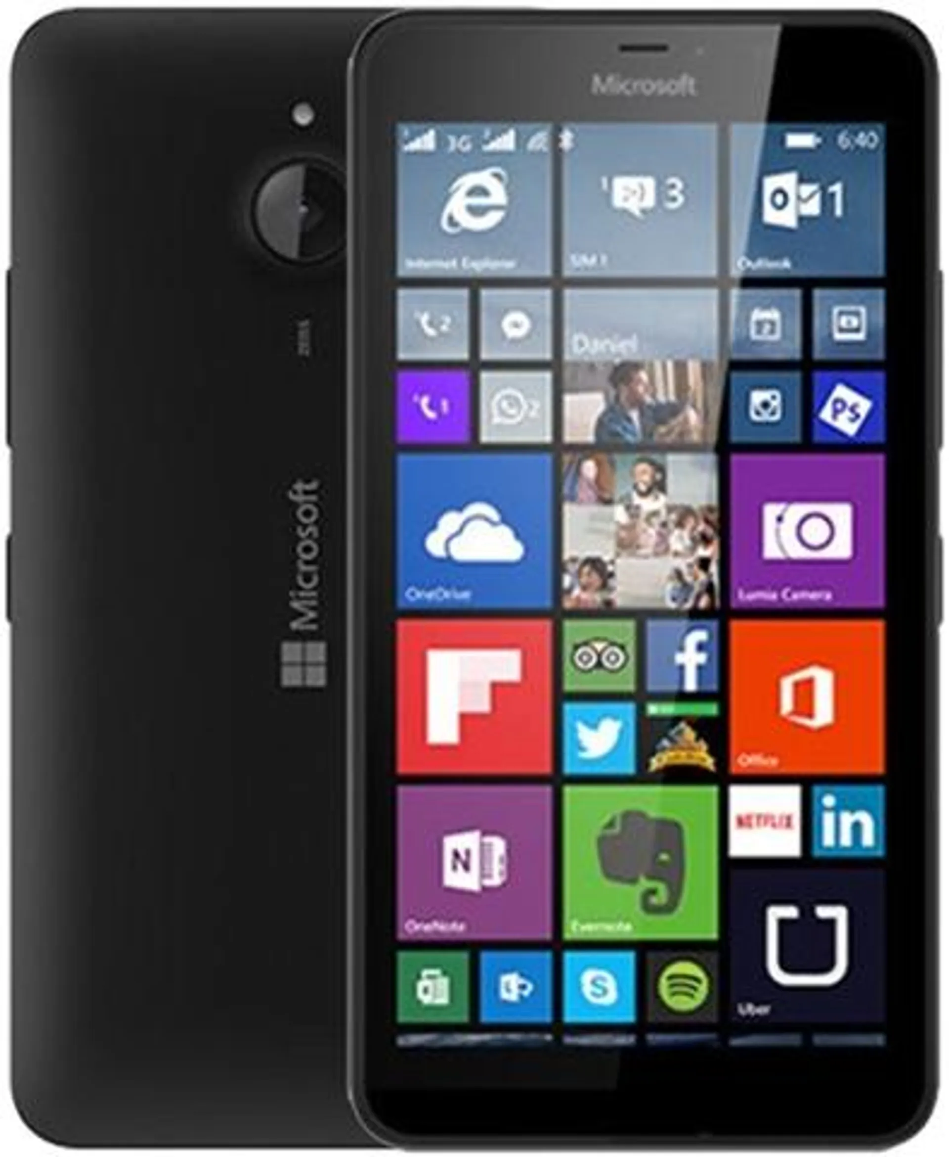 Microsoft Lumia 640 XL LTE Black, Vodafone B