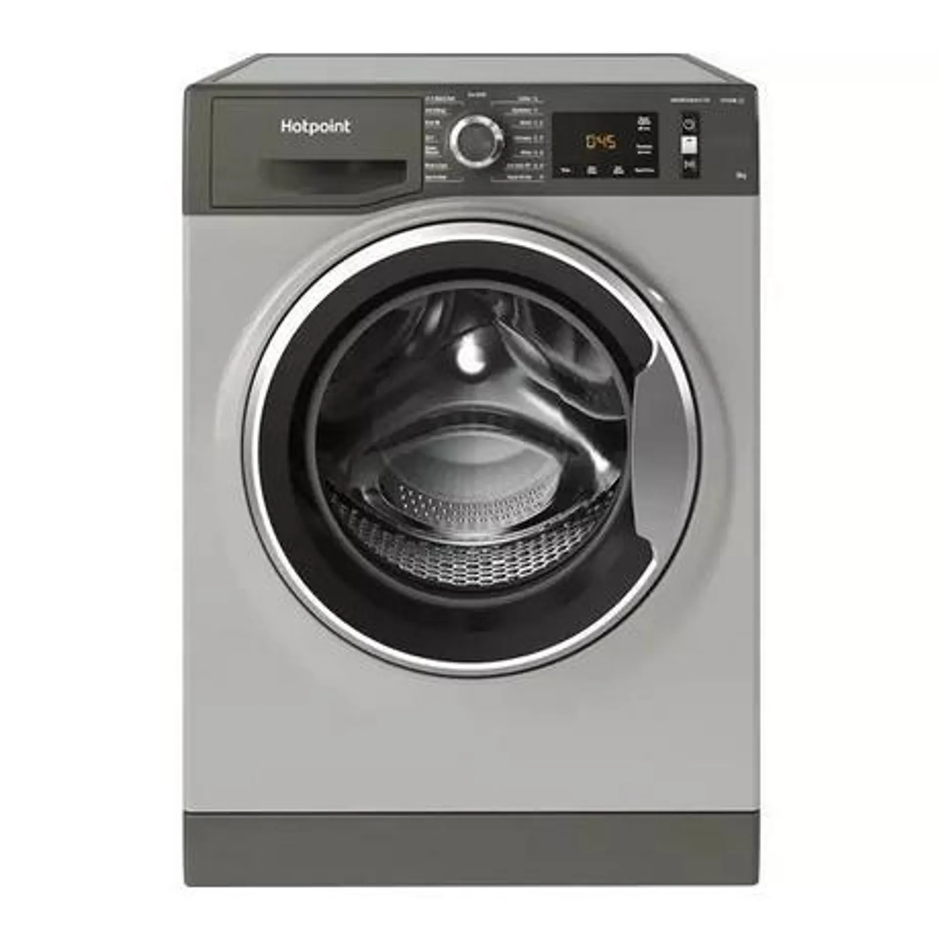 Hotpoint NM11946GCAUKN 9kg 1400 Spin Washing Machine - Graphite