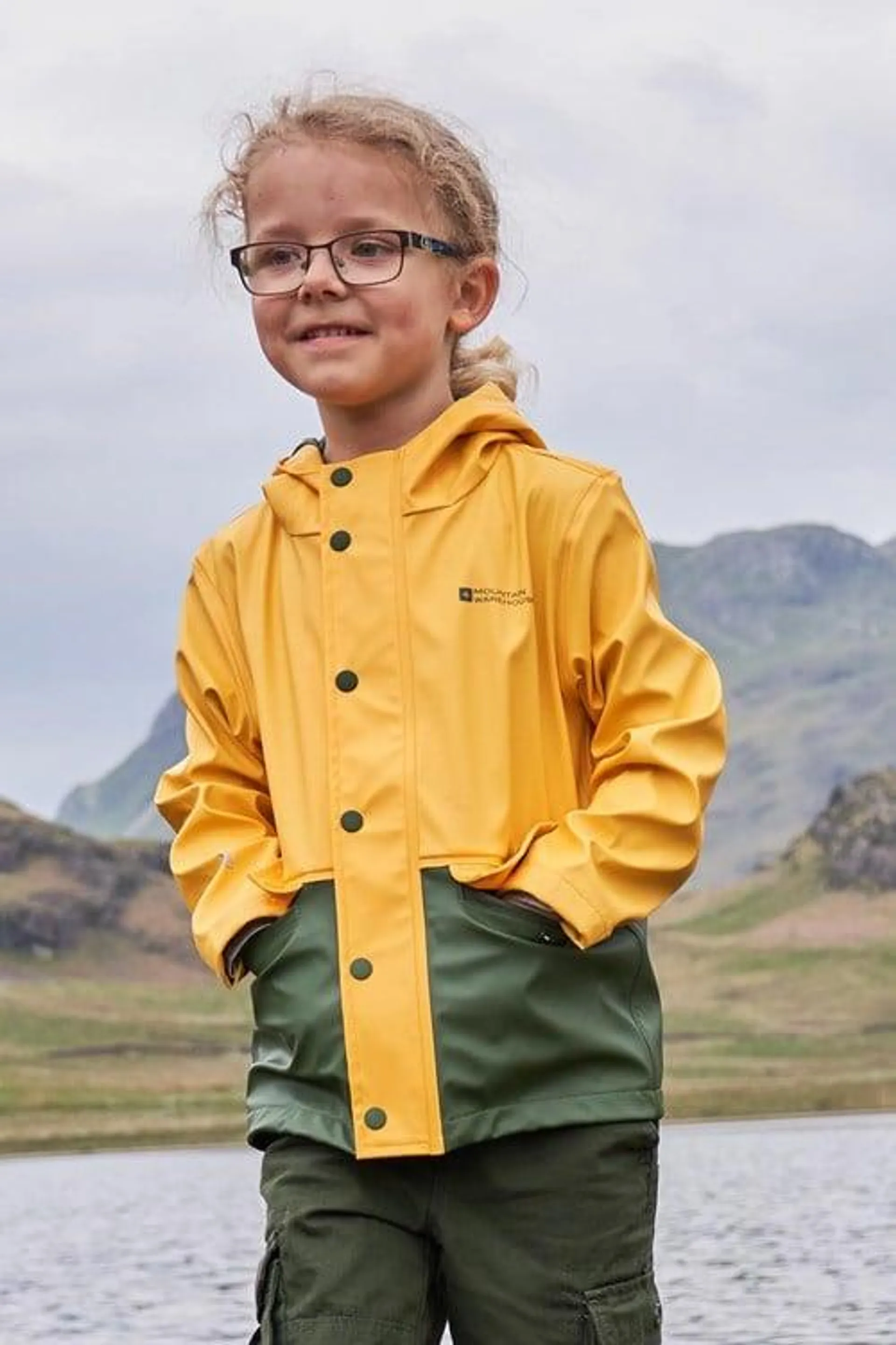 Drizzle Kids Waterproof PU Jacket