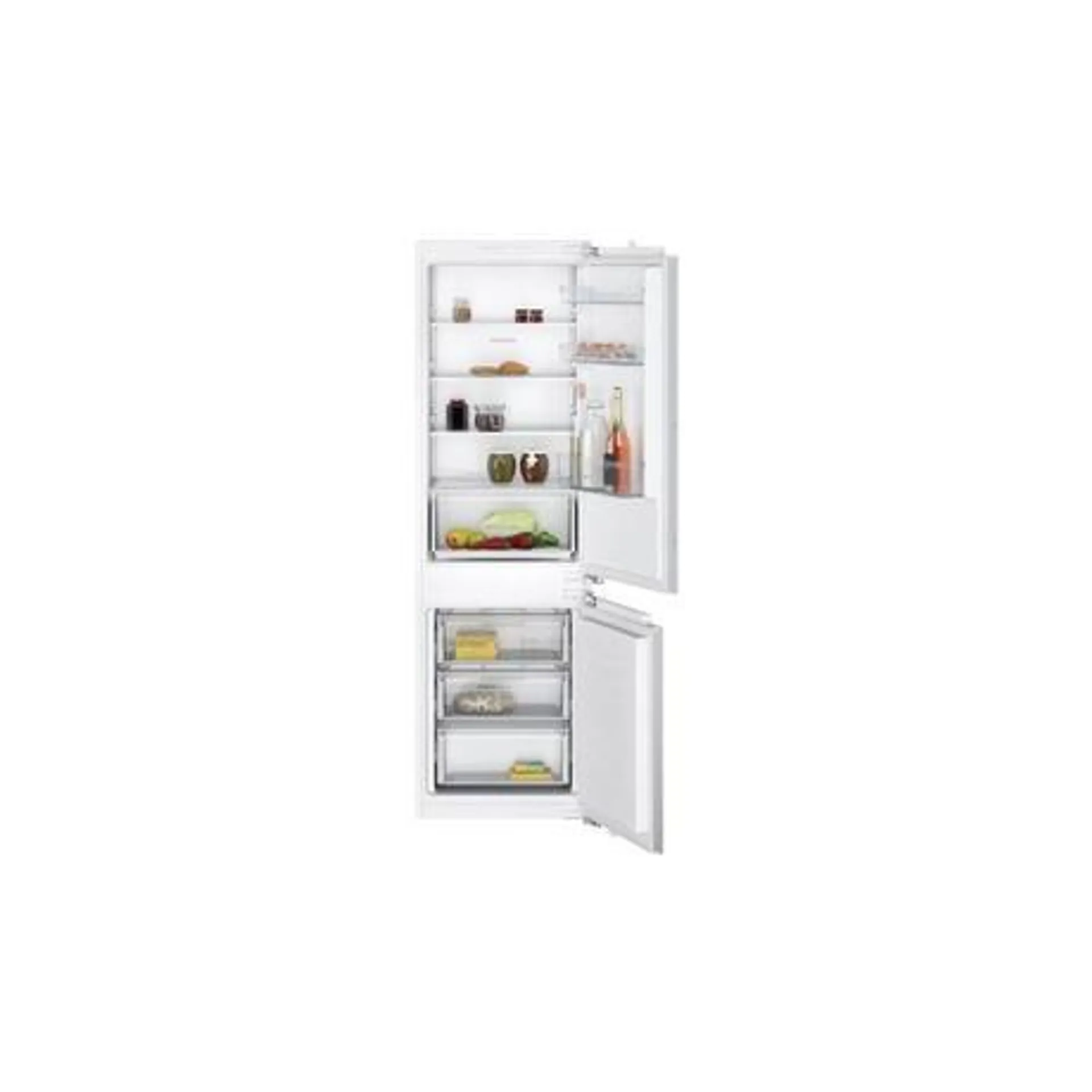 NEFF KI7861FF0G 54.1cm 60/40 Integrated Frost Free Fridge Freezer