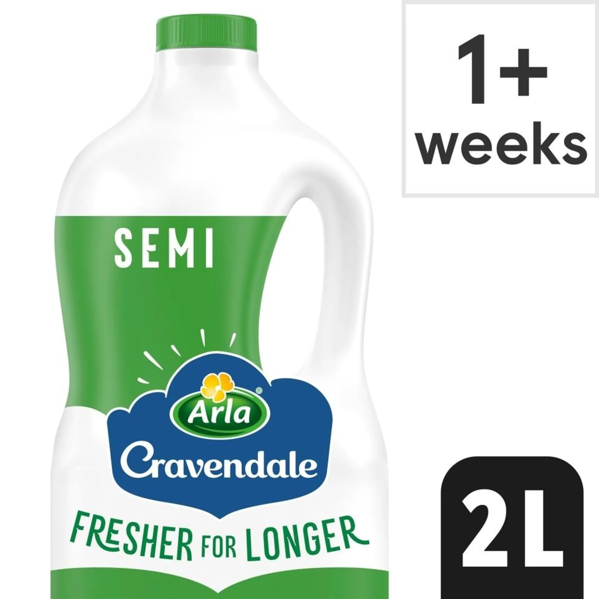 Cravendale Filtered Fresh Semi Skimmed Milk 2L Fresher for Longer