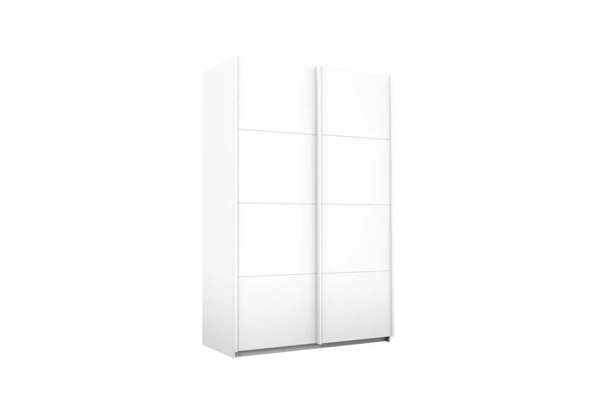 Lima 136cm 2 Door Sliding Wardrobe with Decor Front 210cm Tall