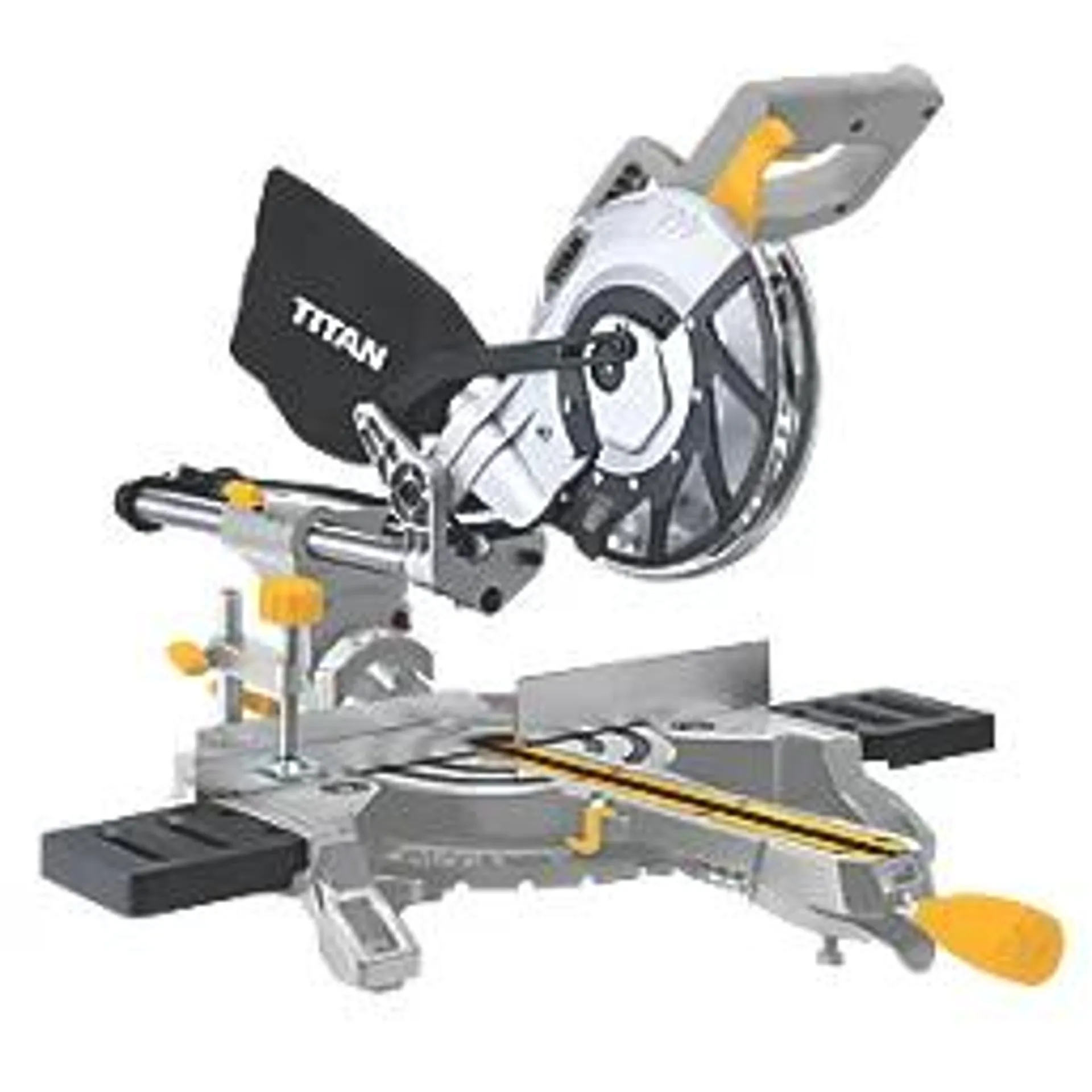 Titan TTB794MSW 210mm Electric Single-Bevel Sliding Mitre Saw 240V