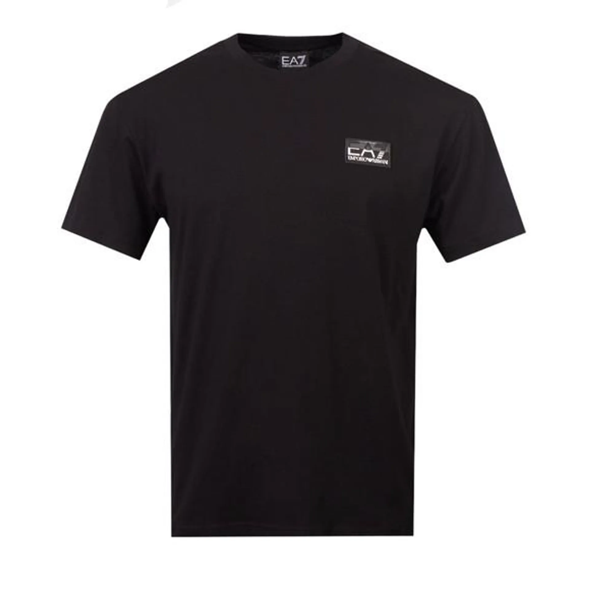 Mens Black Visibility Printed T-Shirt