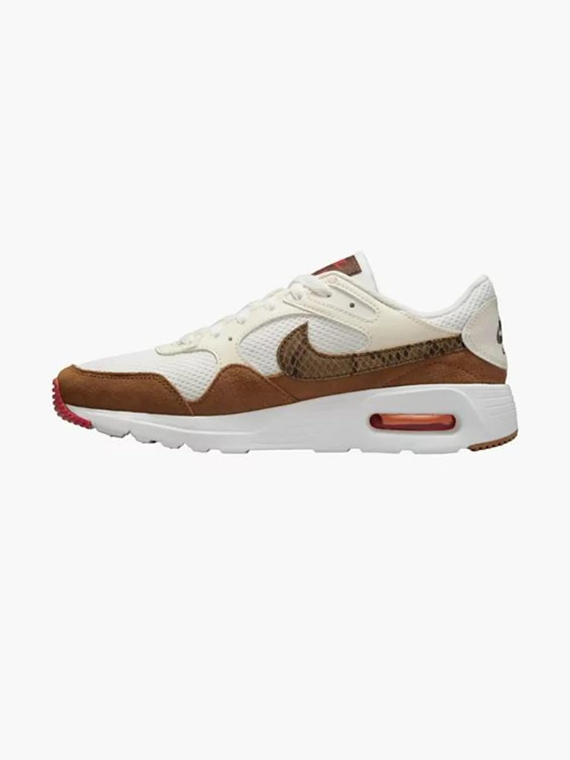 Nike Ivory/ Red Air Max Sc Lace-up Trainer