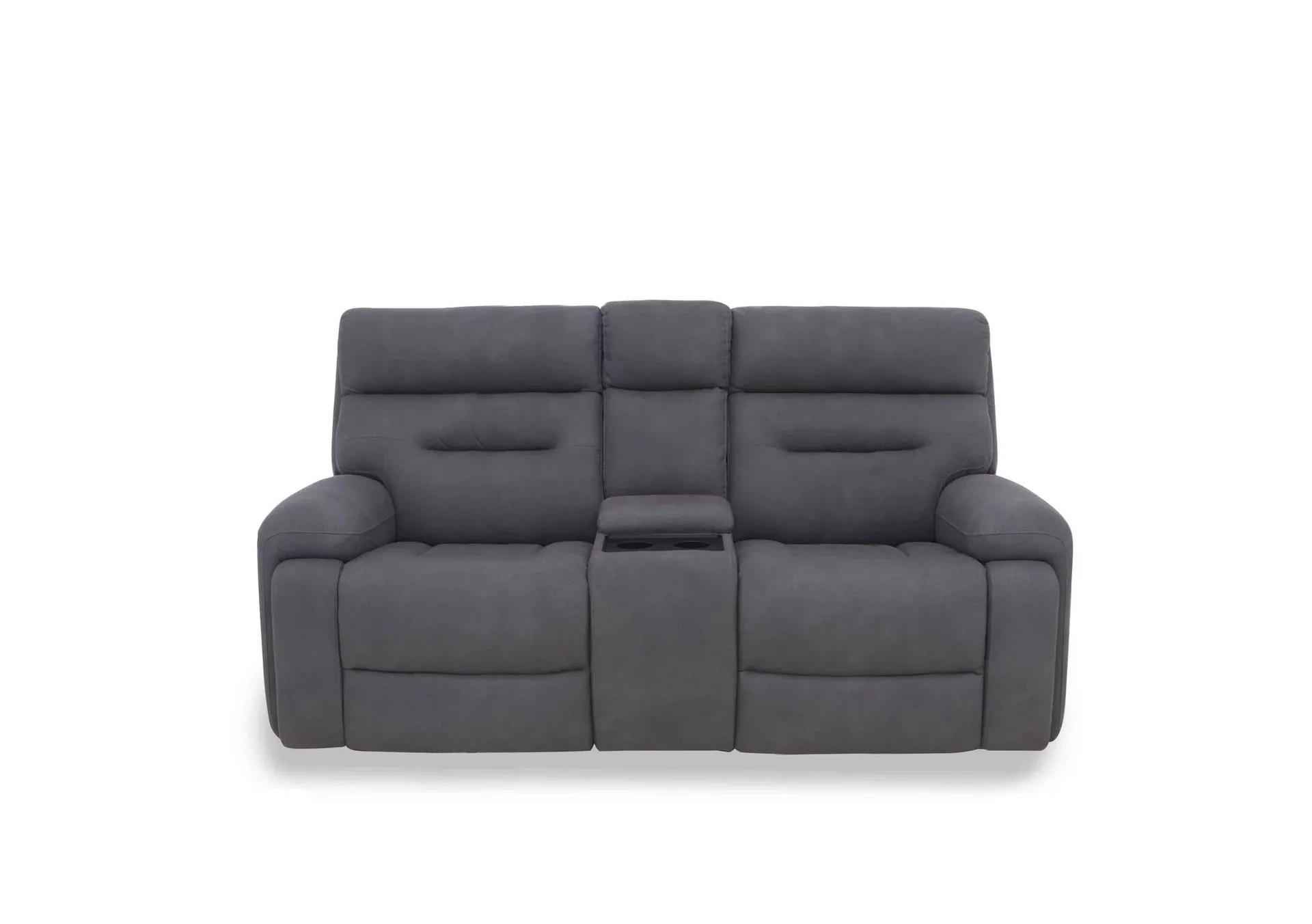 Cinemax Media 2 Seater Fabric Power Recliner Sofa with Power Headrests