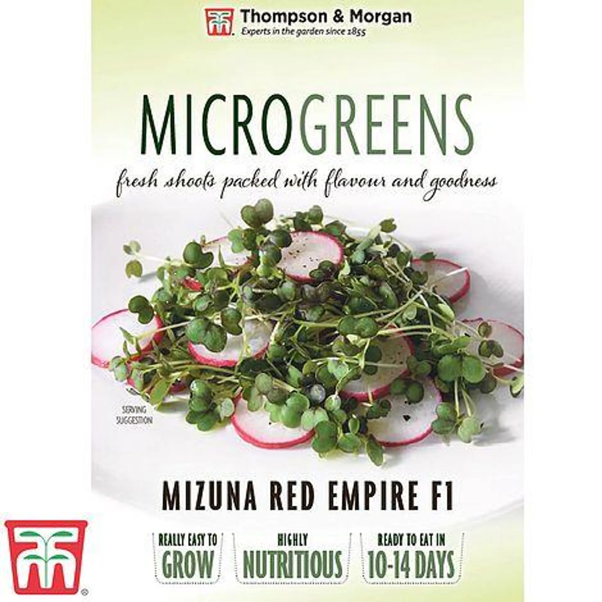 Microgreens Mizuna 'Red Empire' F1 - Seeds