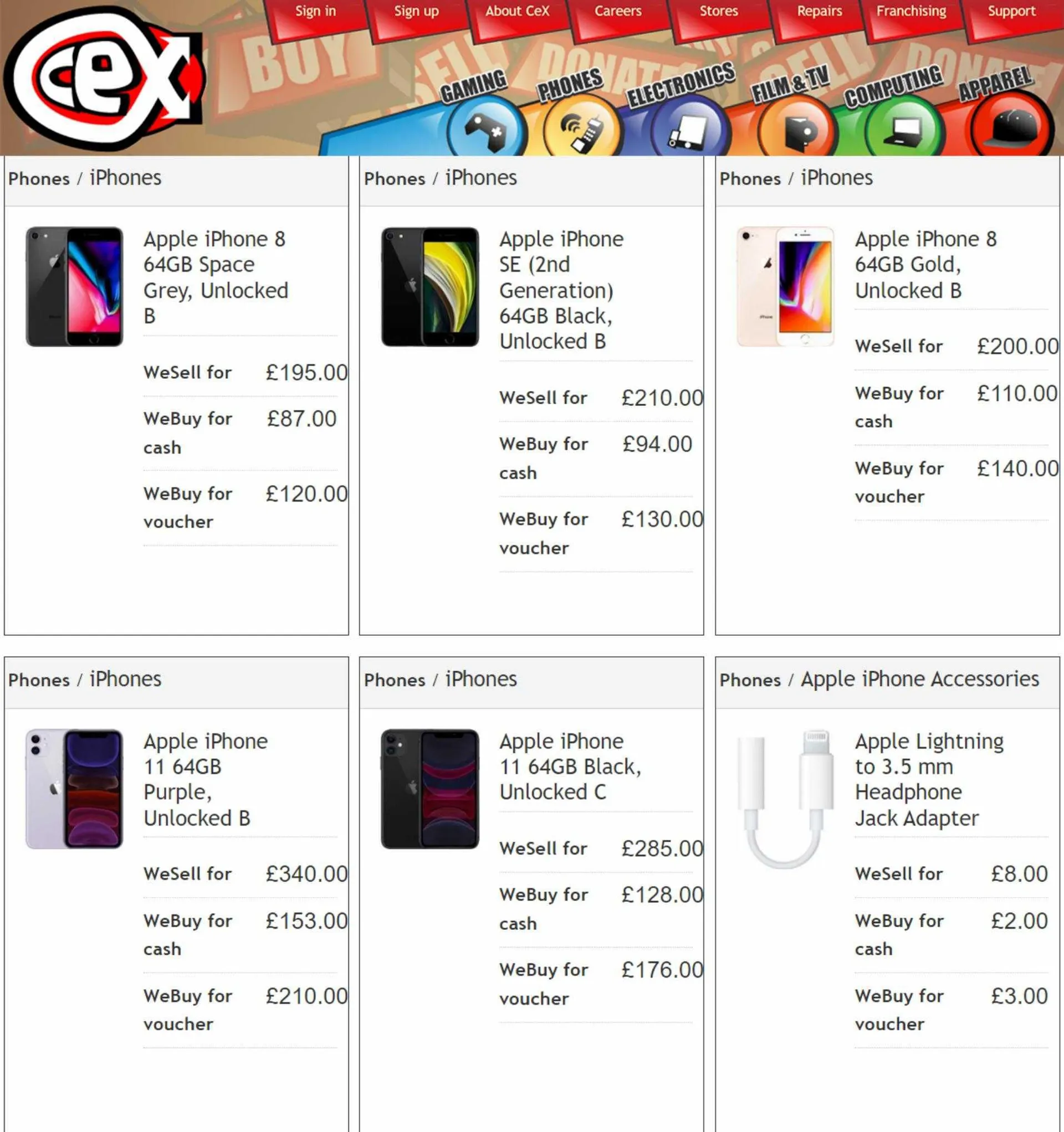 CeX Weekly Offers - 2