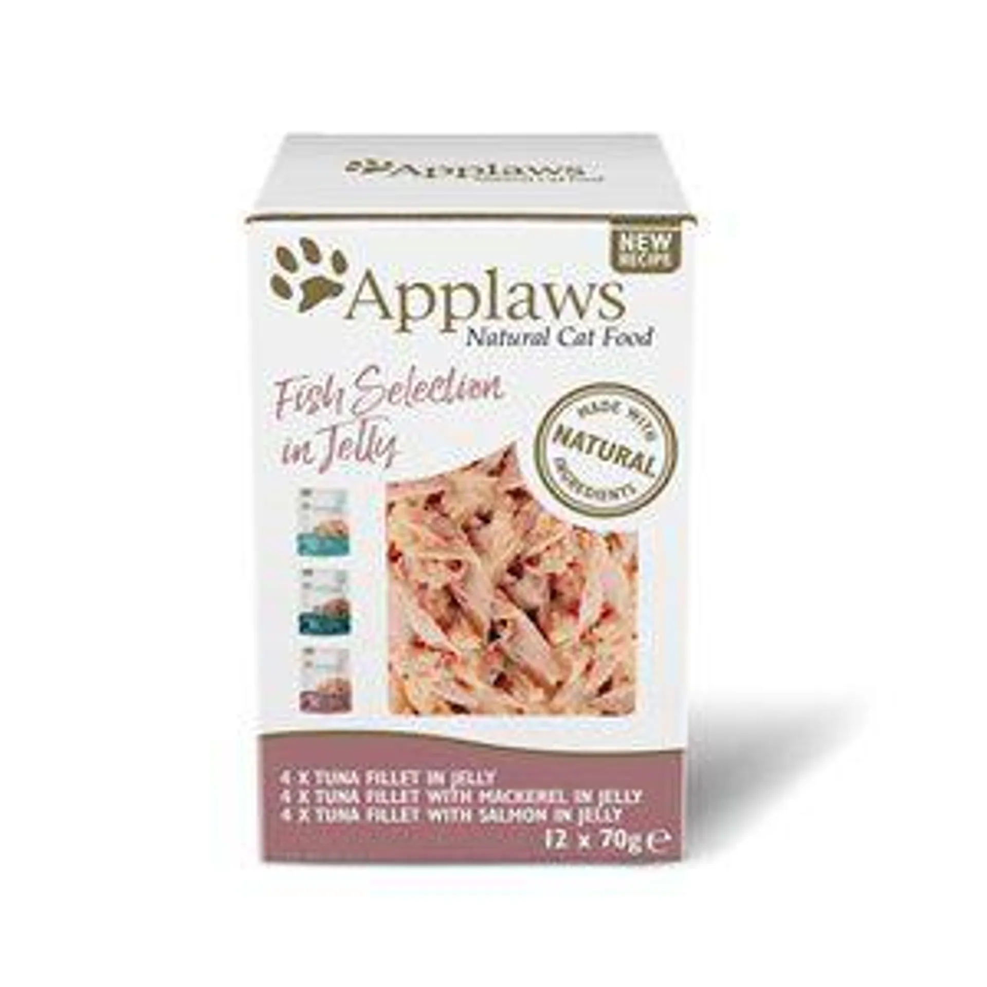 Applaws Cat Pouch Fish Selection Jelly Multi Pack 12X70G