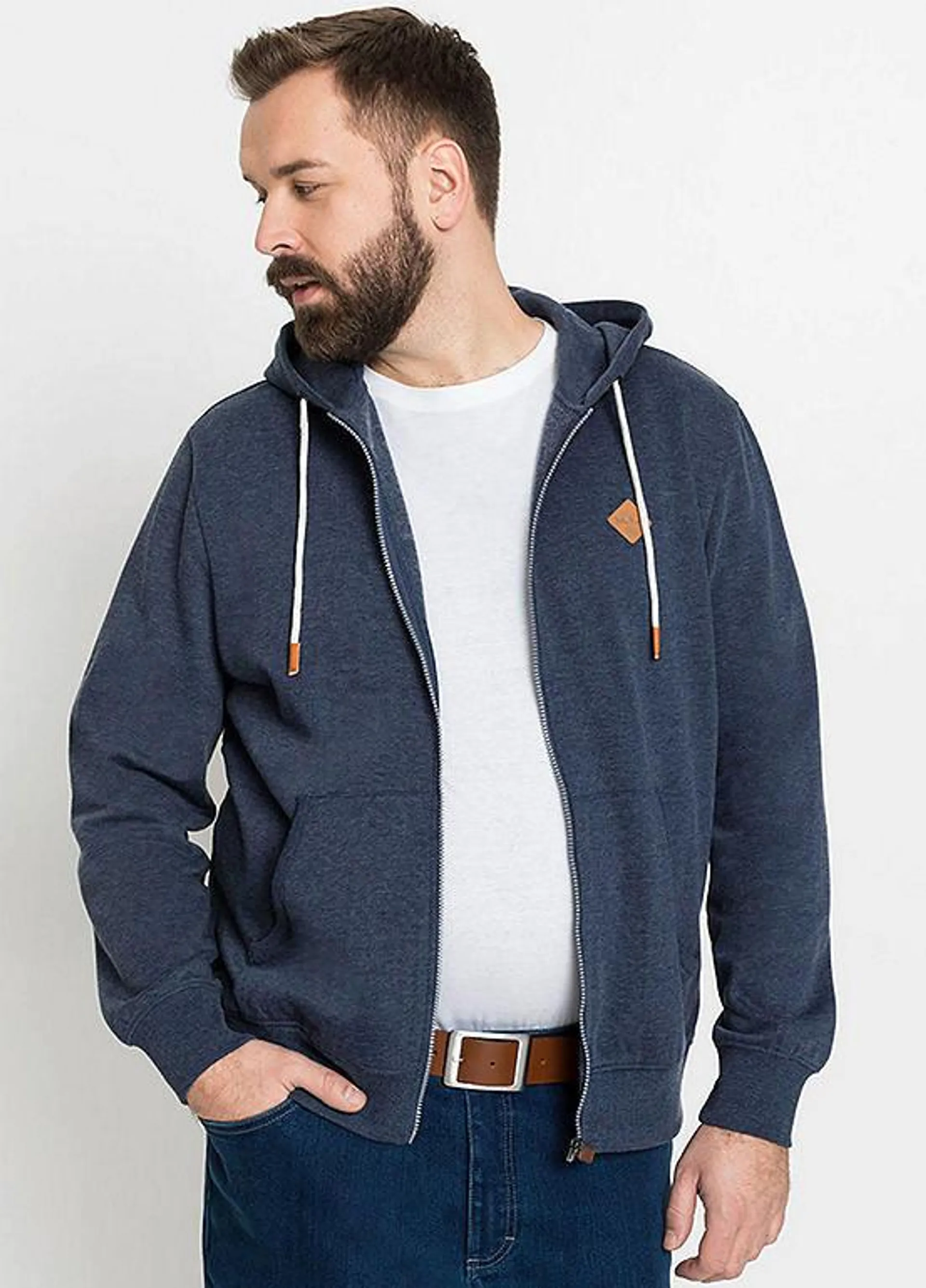 Hooded Zip Up Sweat Jacket