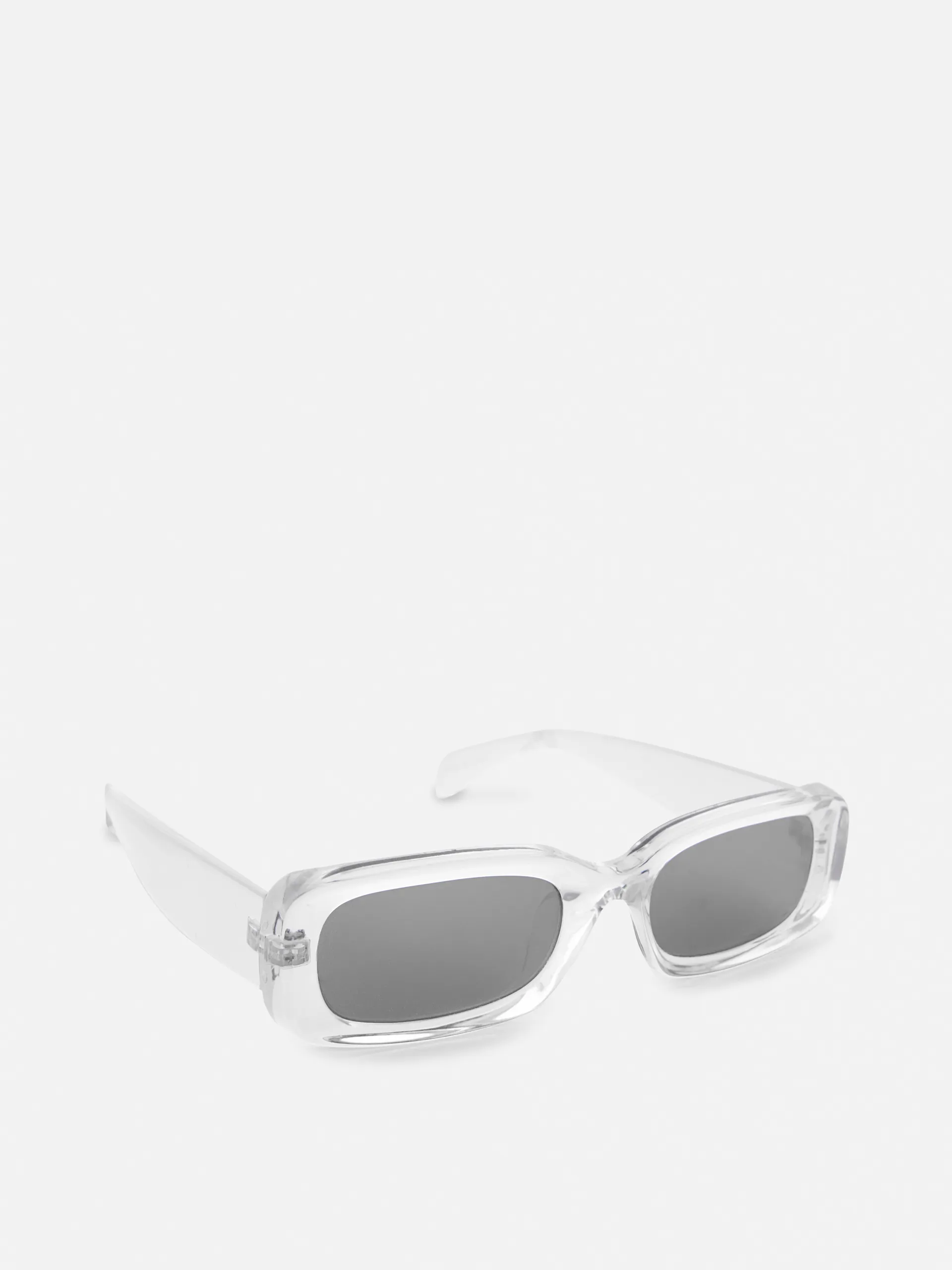 Lunettes de soleil rectangulaires transparentes