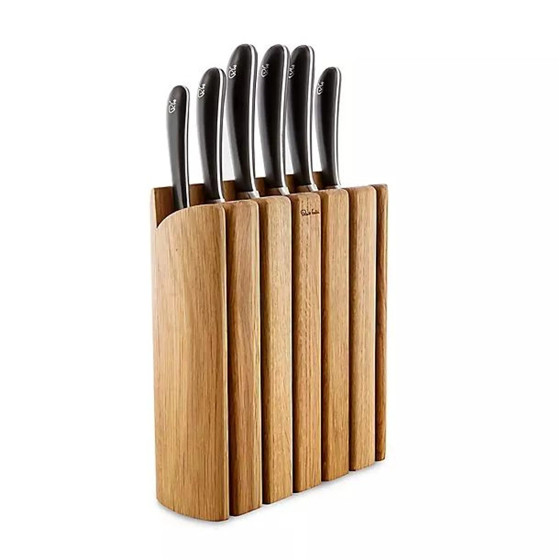 Robert Welch Signature 7-Piece Book Oak Knife Block Set