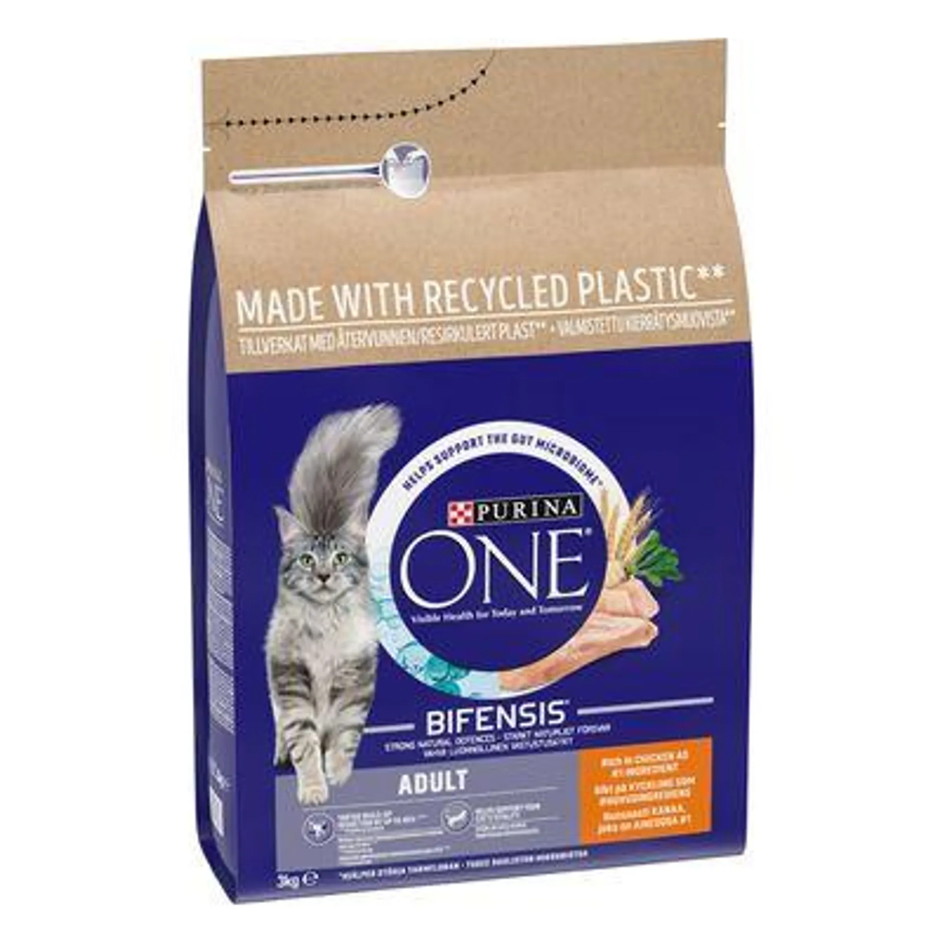 3 x 2.8kg/3kg Purina ONE Dry Cat Food - 10% Off! *