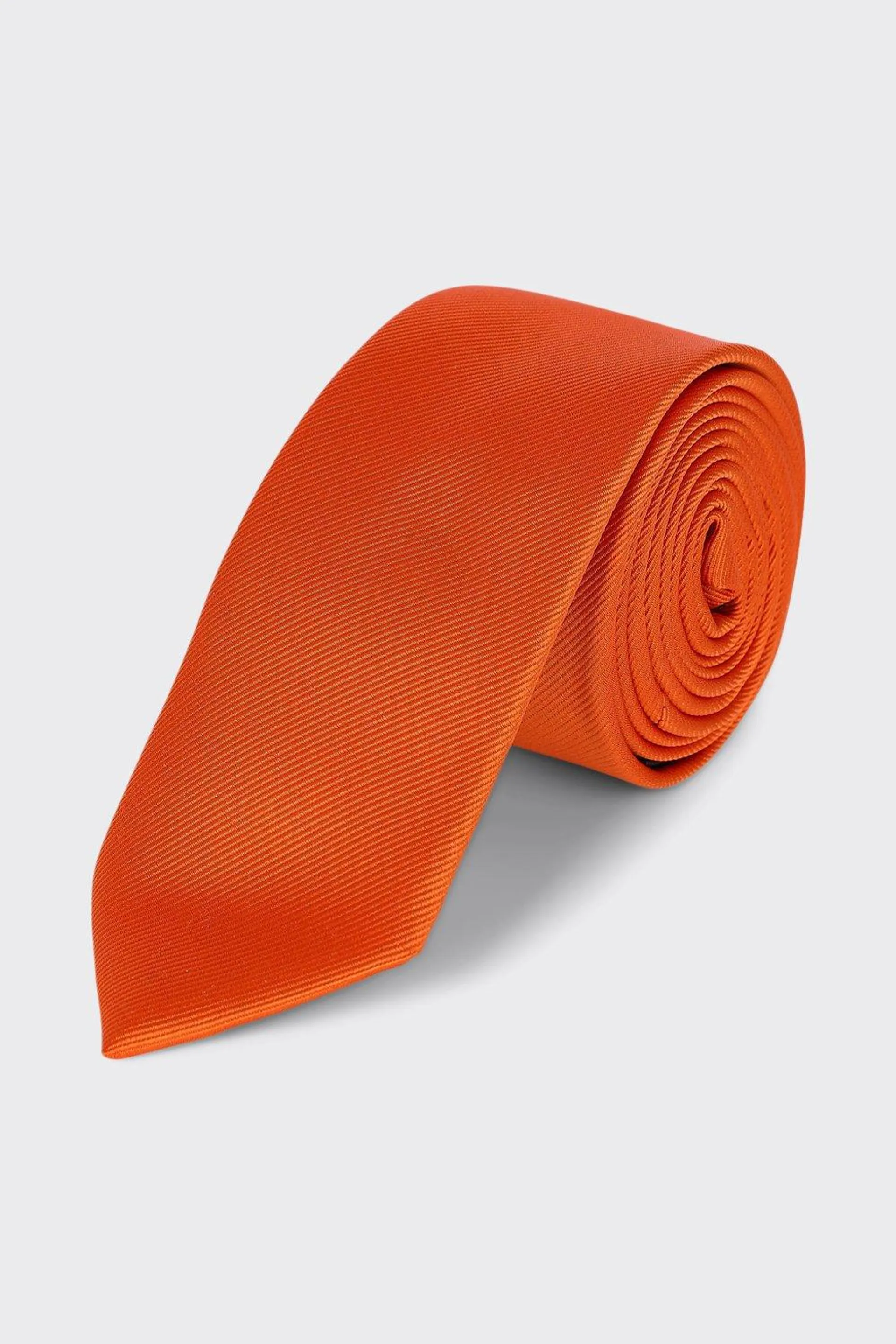 Slim Orange Tie