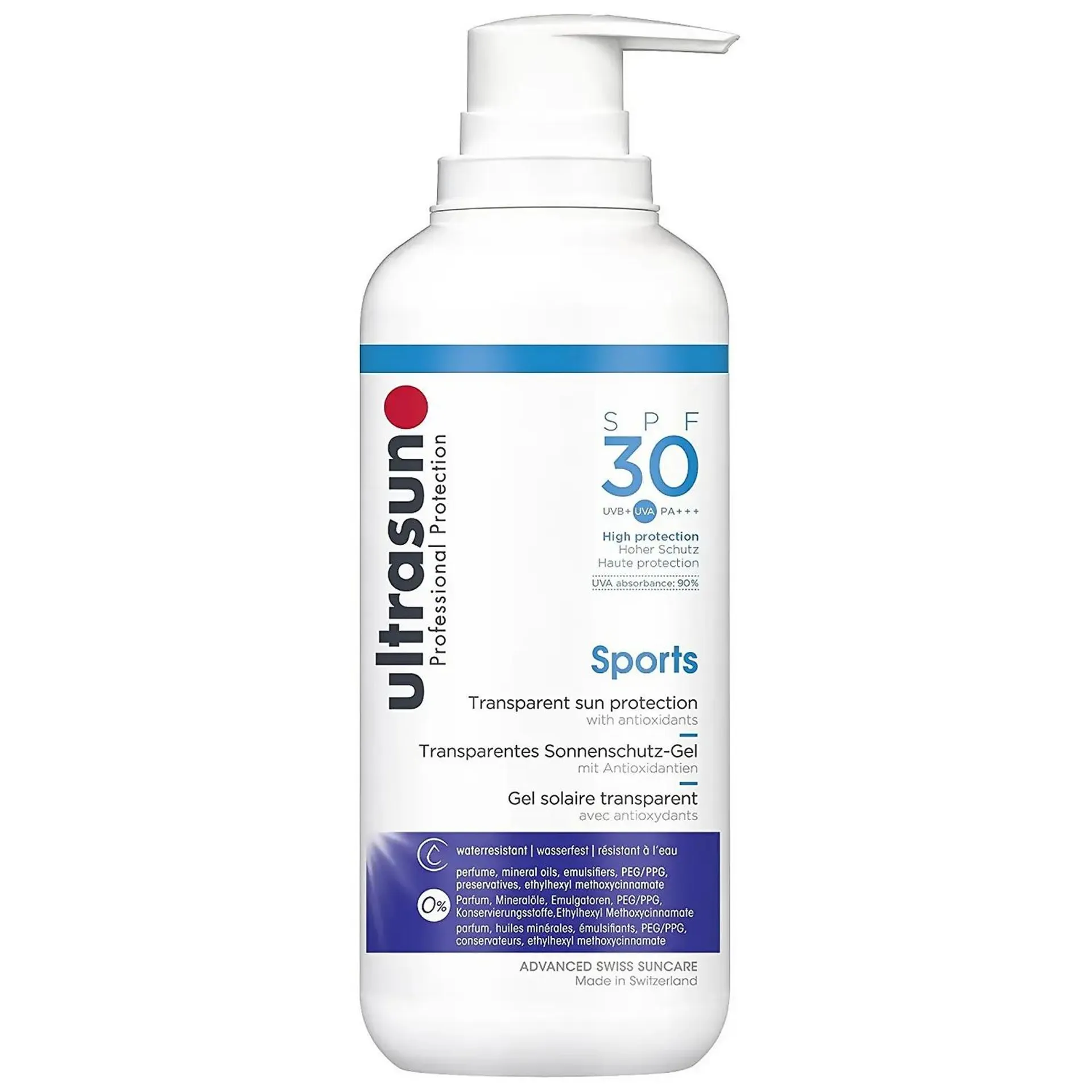 Ultrasun Sports Formula Gel SPF30 400ml