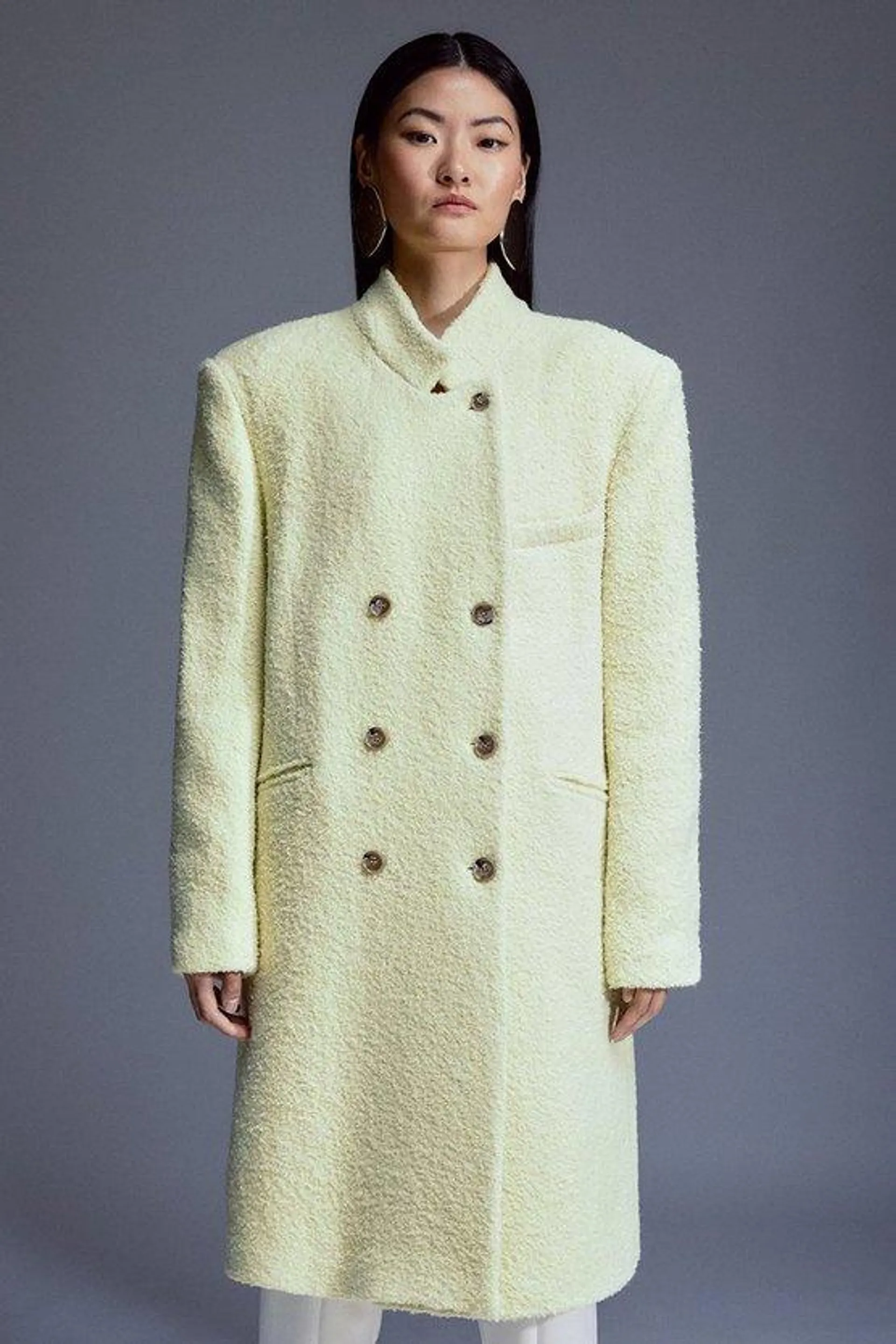 18.01 Boucle Modern Overcoat