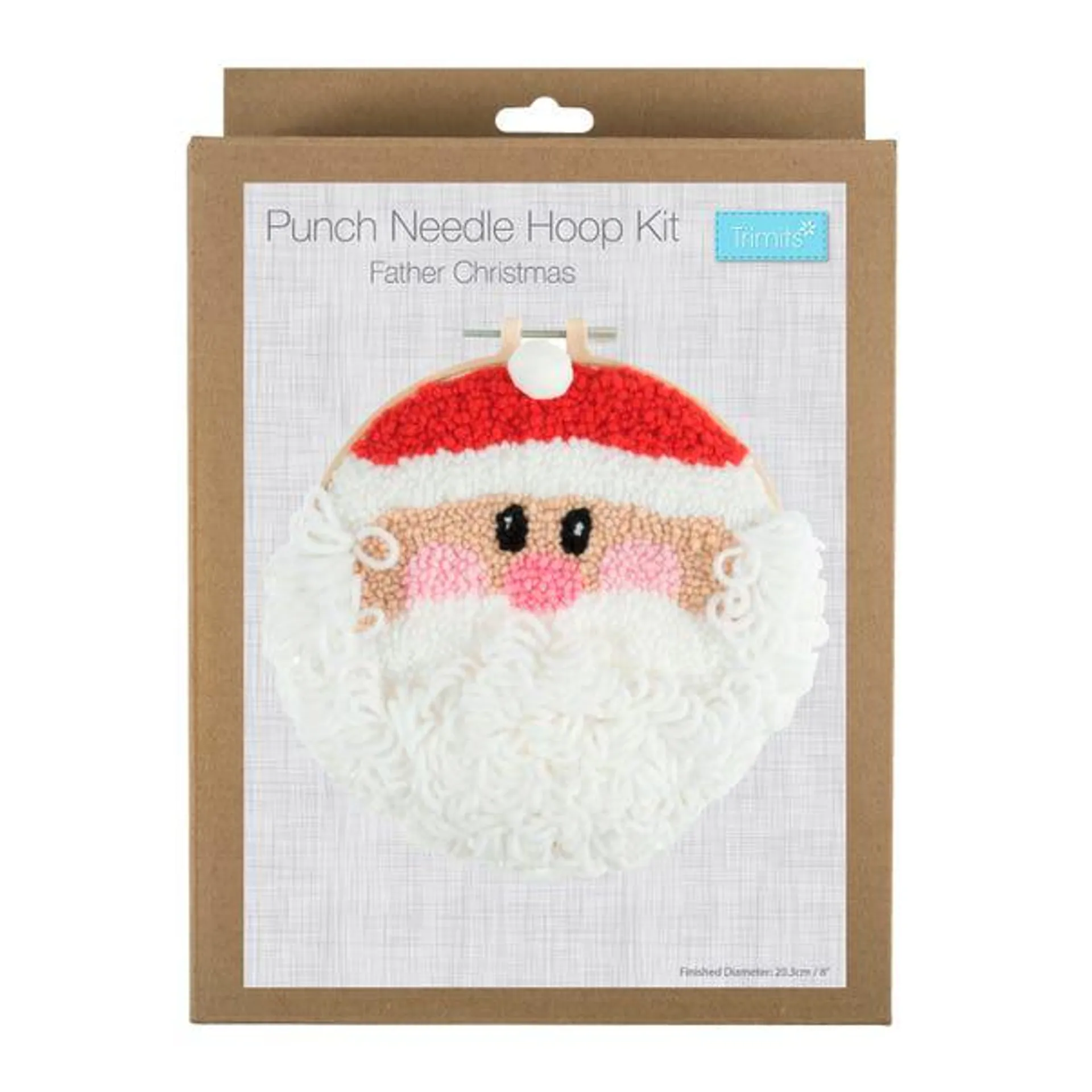 Father Christmas Punch Needle Craft Kit