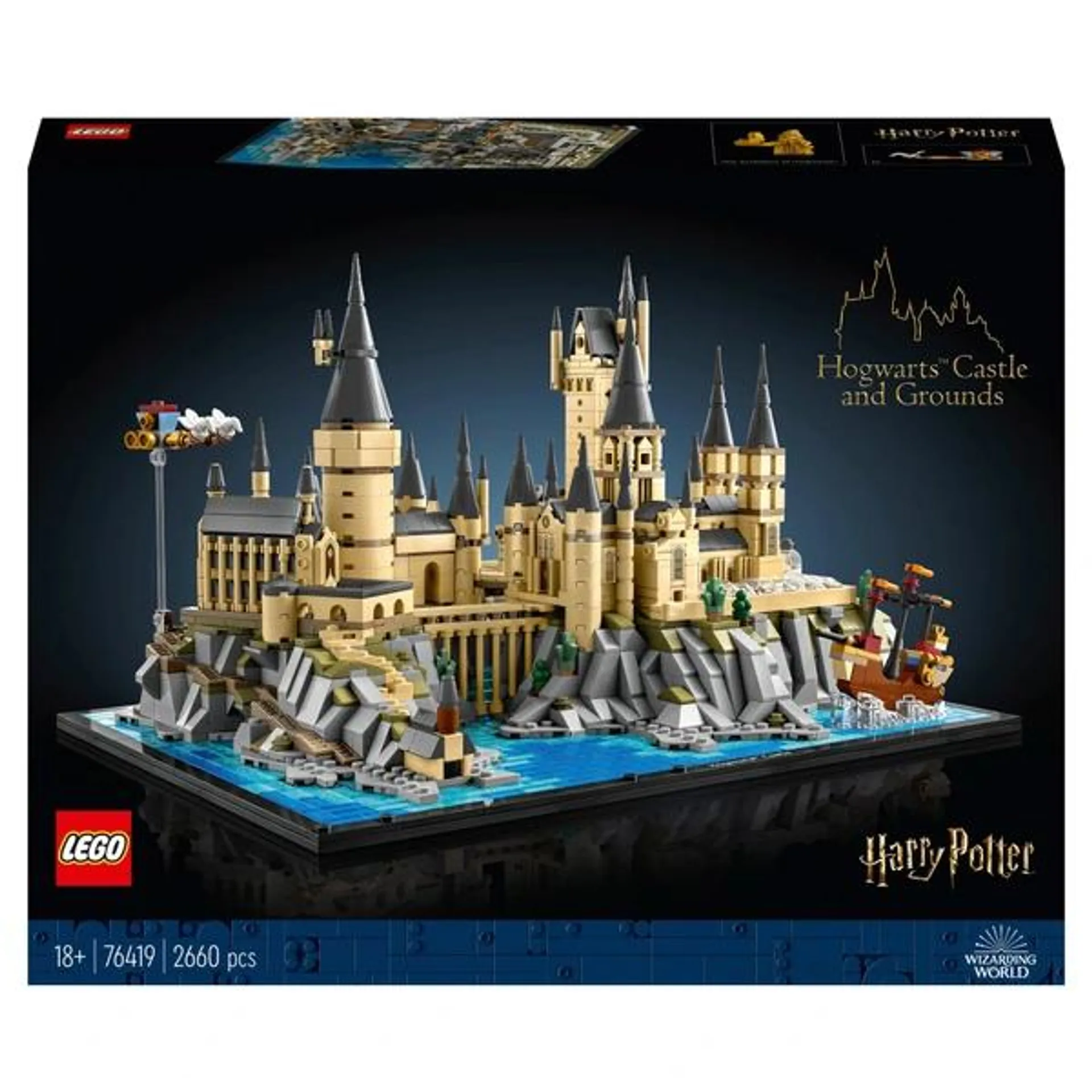 LEGO Harry Potter 76419 Hogwarts Castle with Castle Grounds Set