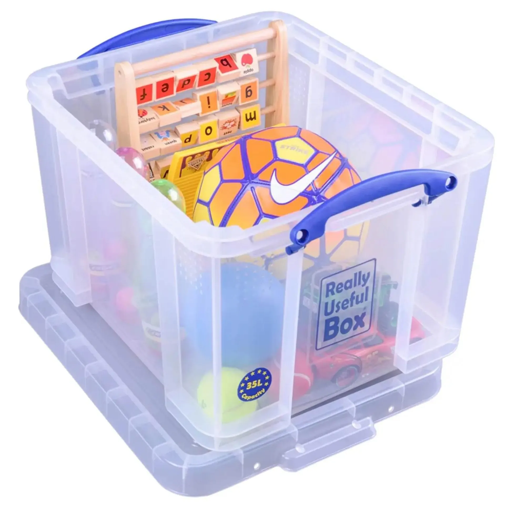 Really Useful Storage Box - Clear - 35L