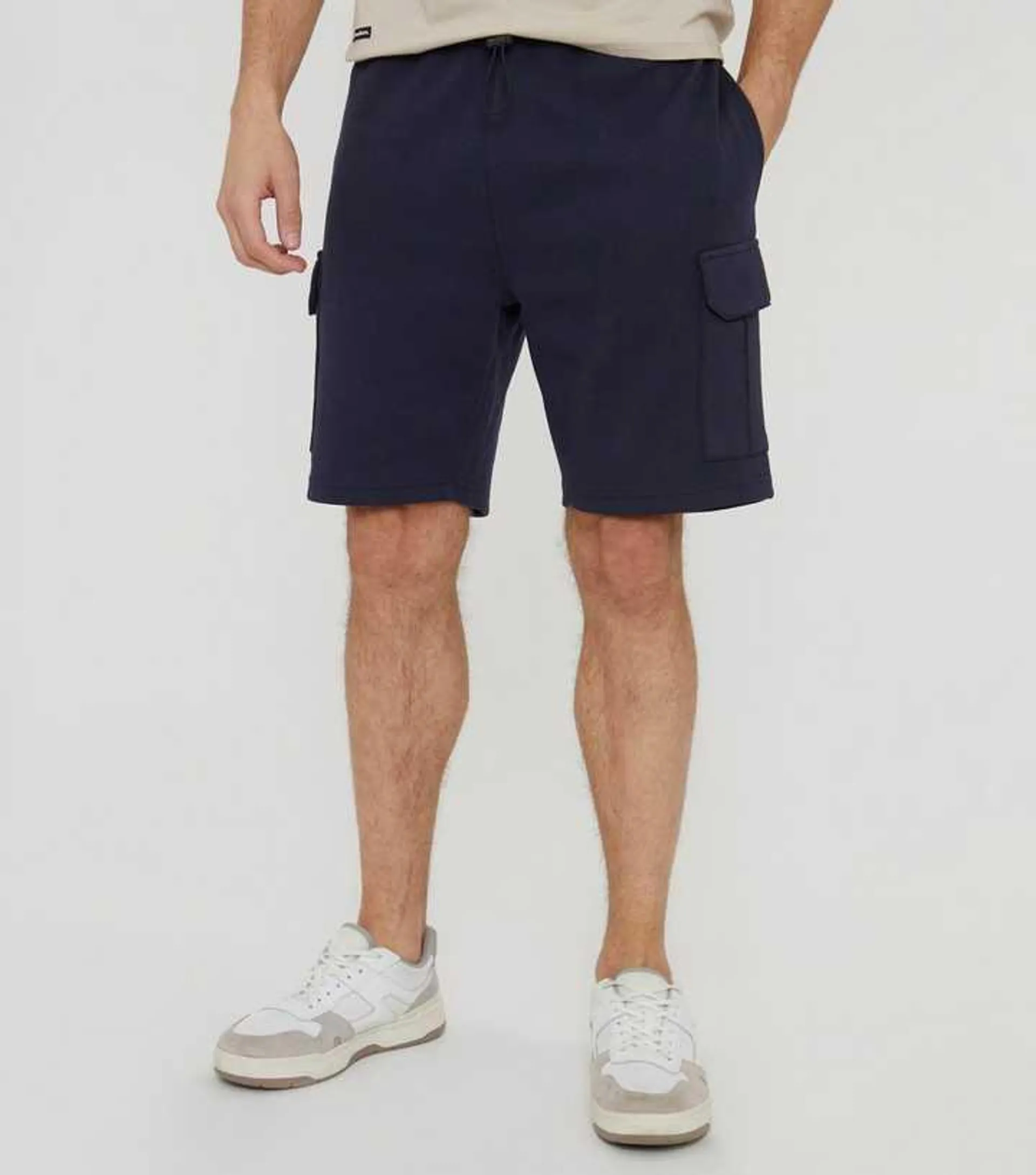 Threadbare Navy Cargo Shorts