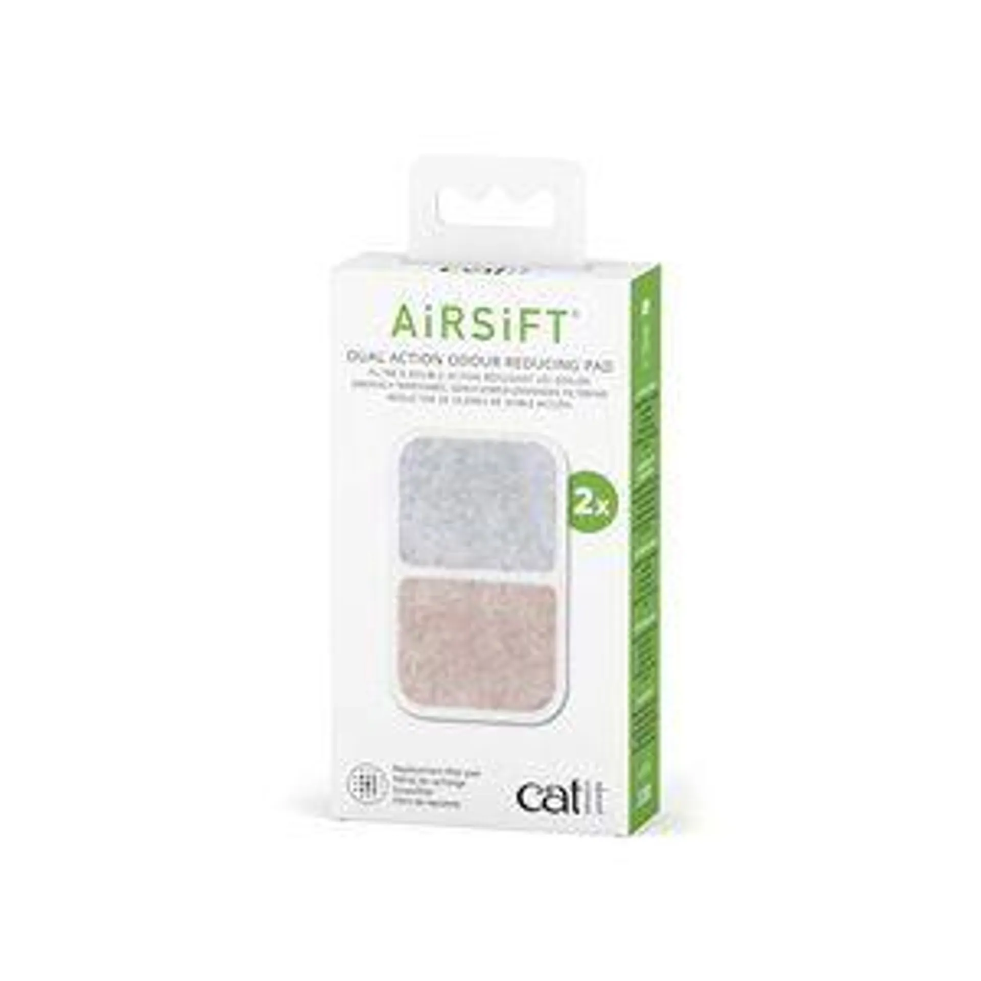 Catit Airsift Dual Action Pads 2Pk