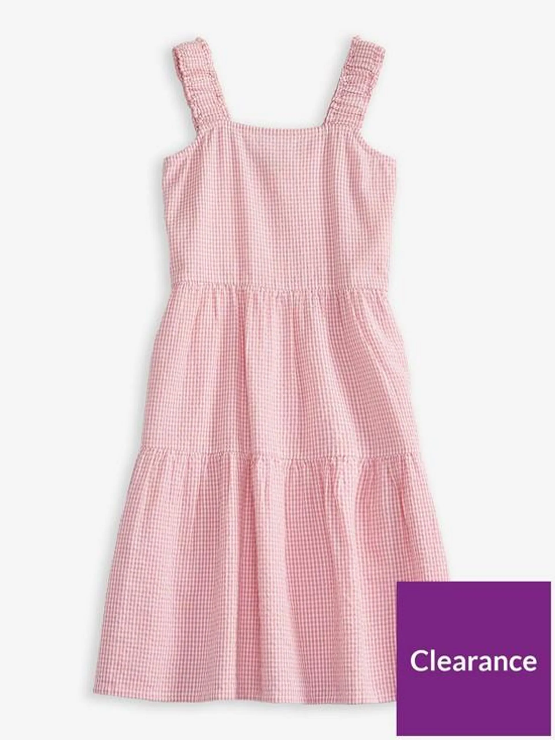 Girls Mia Dress - Hibiscus