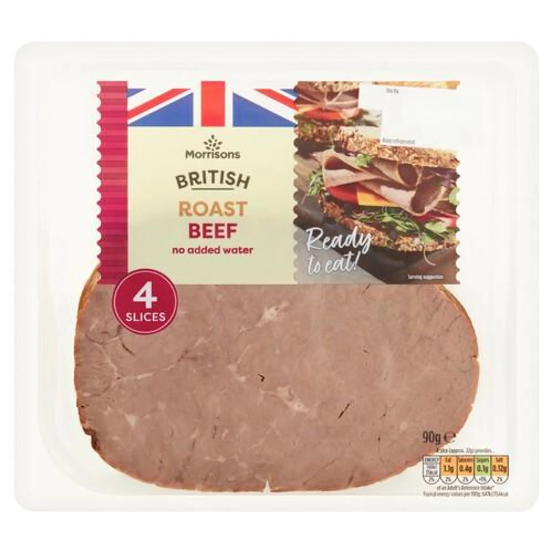 Morrisons British Roast Beef Slices