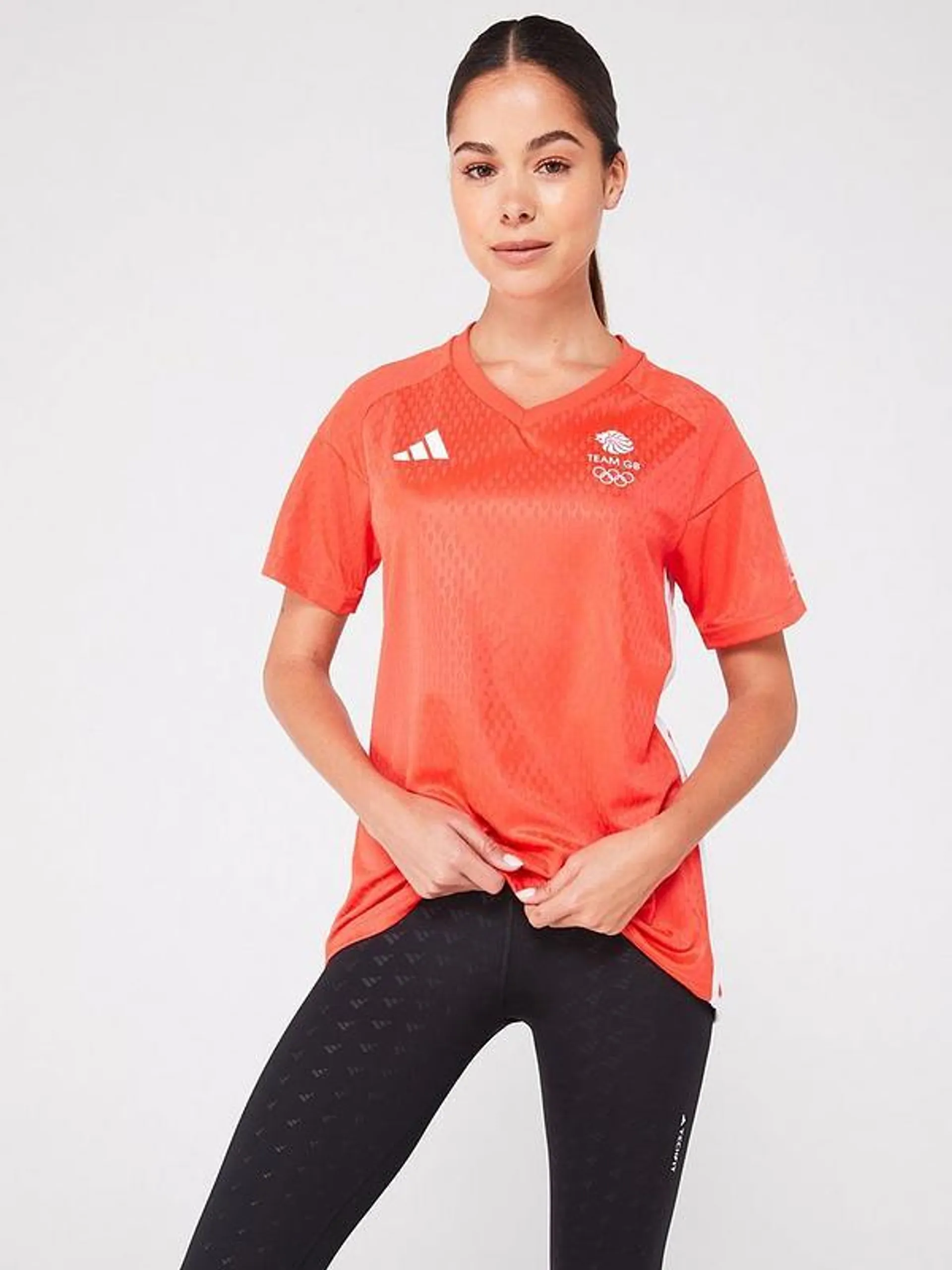 Womens Team Gb Football Jersey - Red