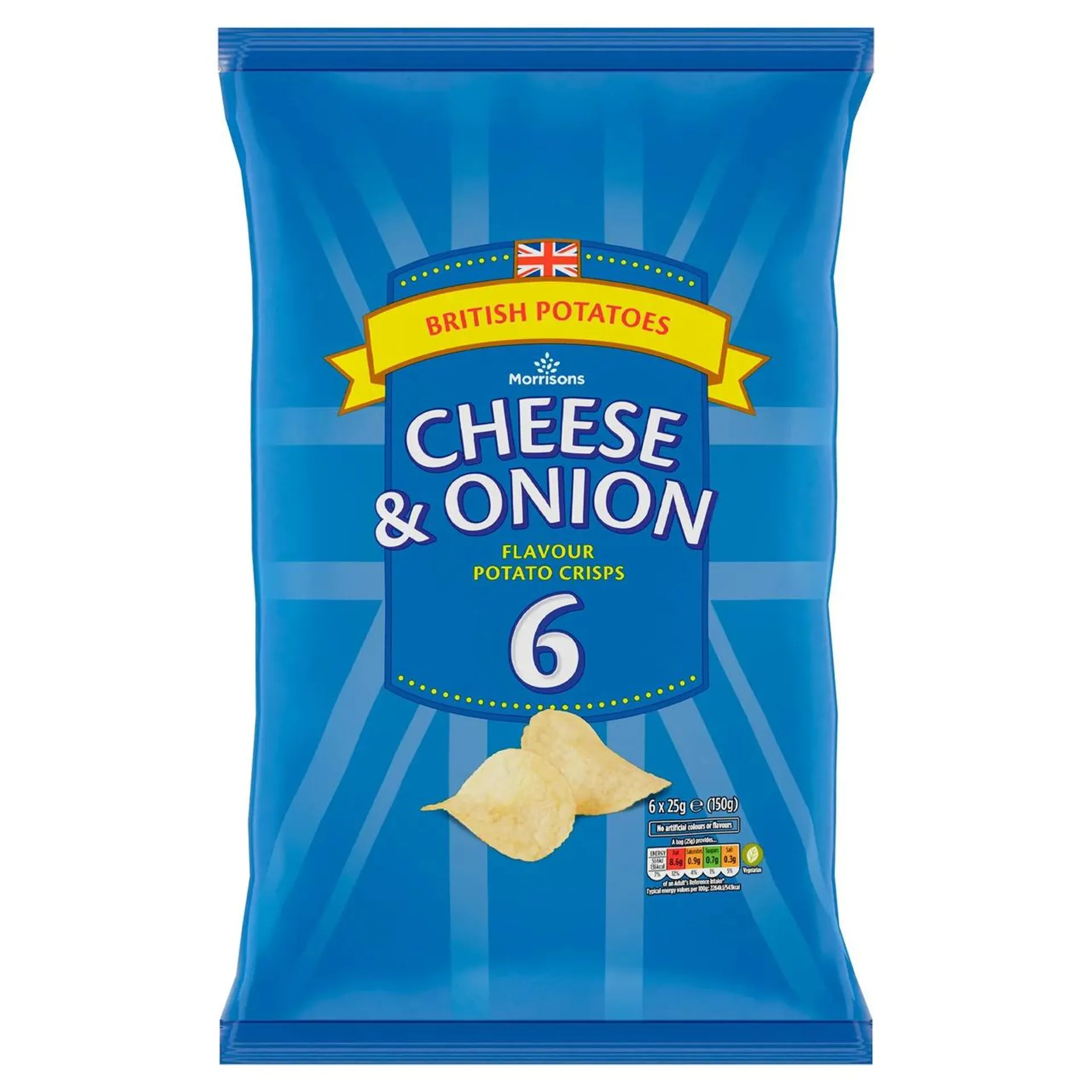 Morrisons Cheese and Onion Flavour Crisps Multipack